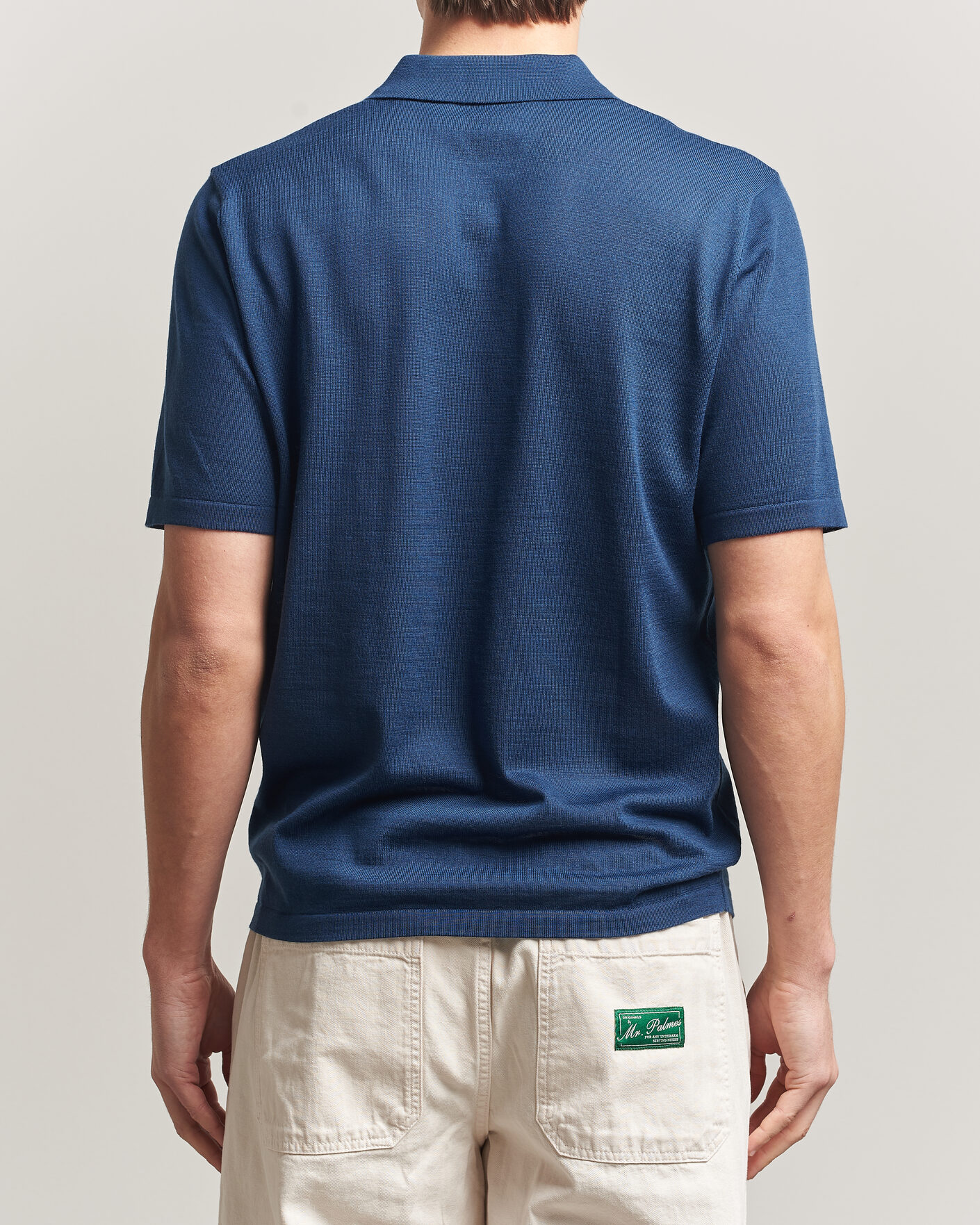 Herr | Pikéer | Samsøe Samsøe | Rowan Knitted Polo Insignia Blue