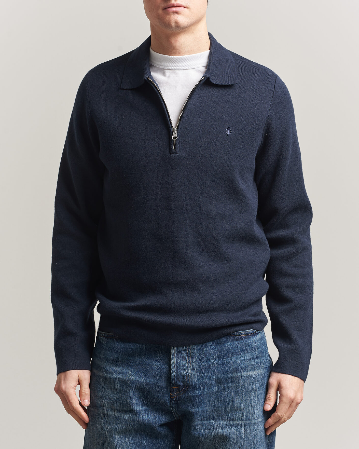 Herr | Tröjor | Samsøe Samsøe | Guna Half Zip Salute Navy