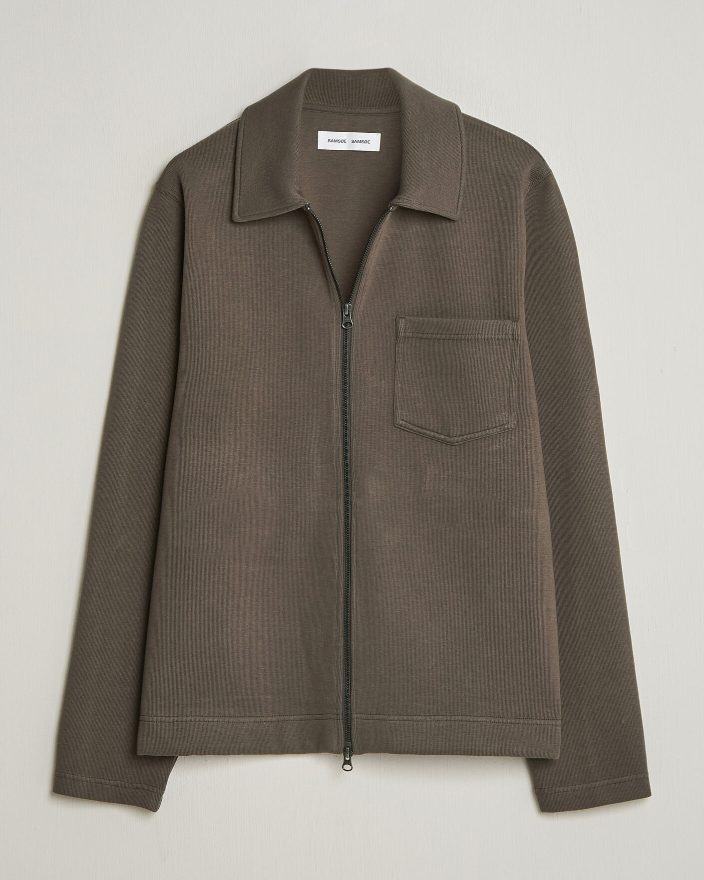 Herr | Tröjor | Samsøe Samsøe | Hannes Full Zip Black Olive