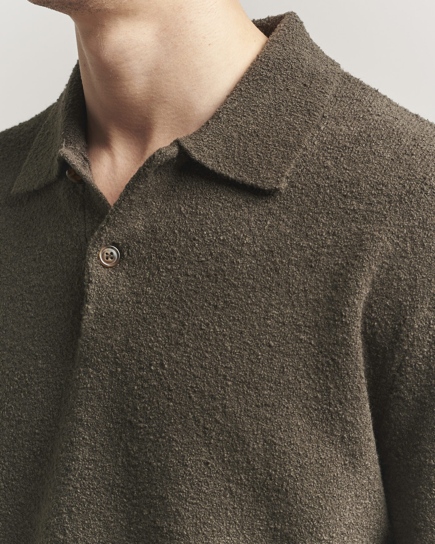 Herr | Tröjor | Samsøe Samsøe | Nino Knitted Polo Black Olive