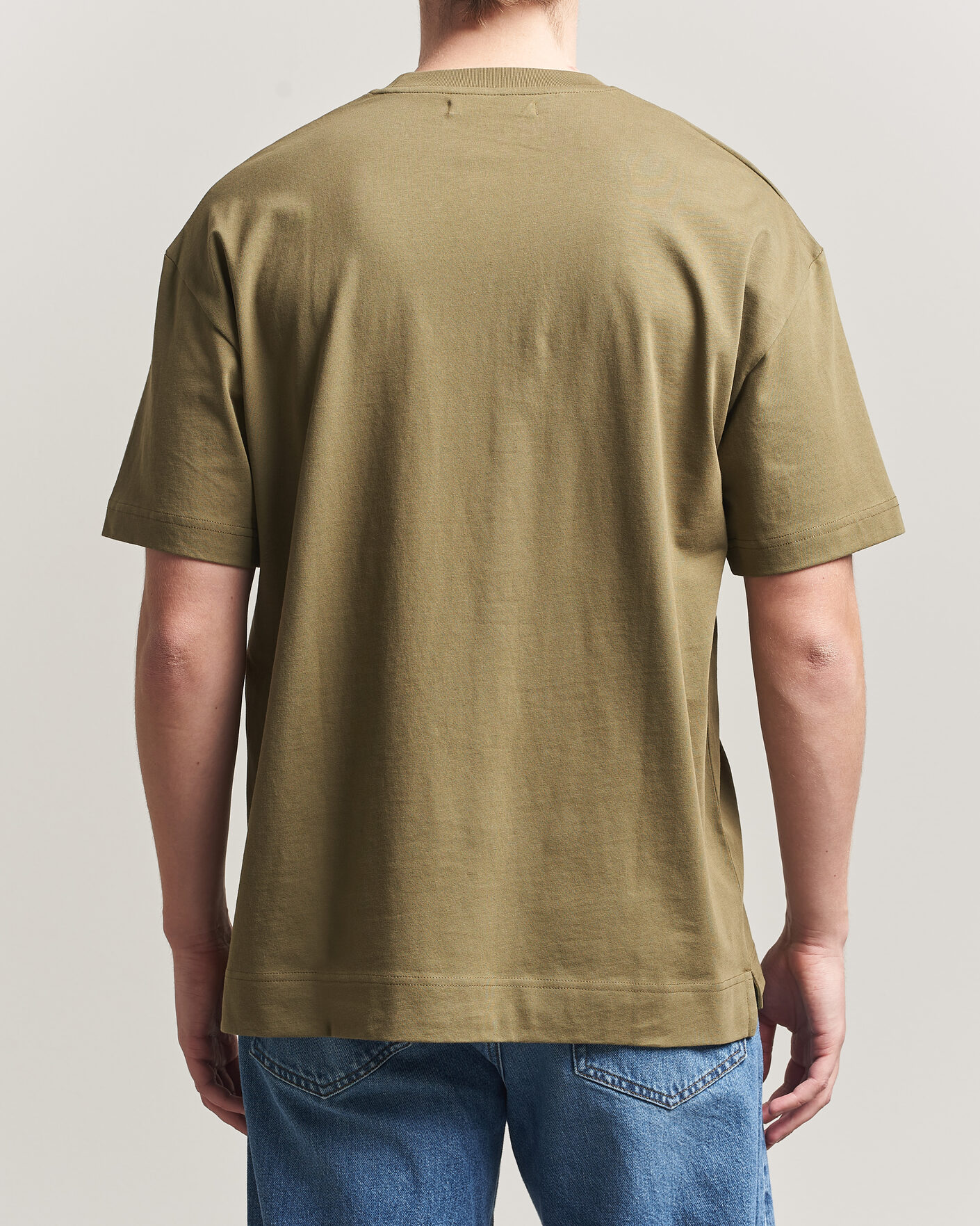 Herr | T-Shirts | Samsøe Samsøe | Joel Organic Cotton T-Shirt Burnt Olive