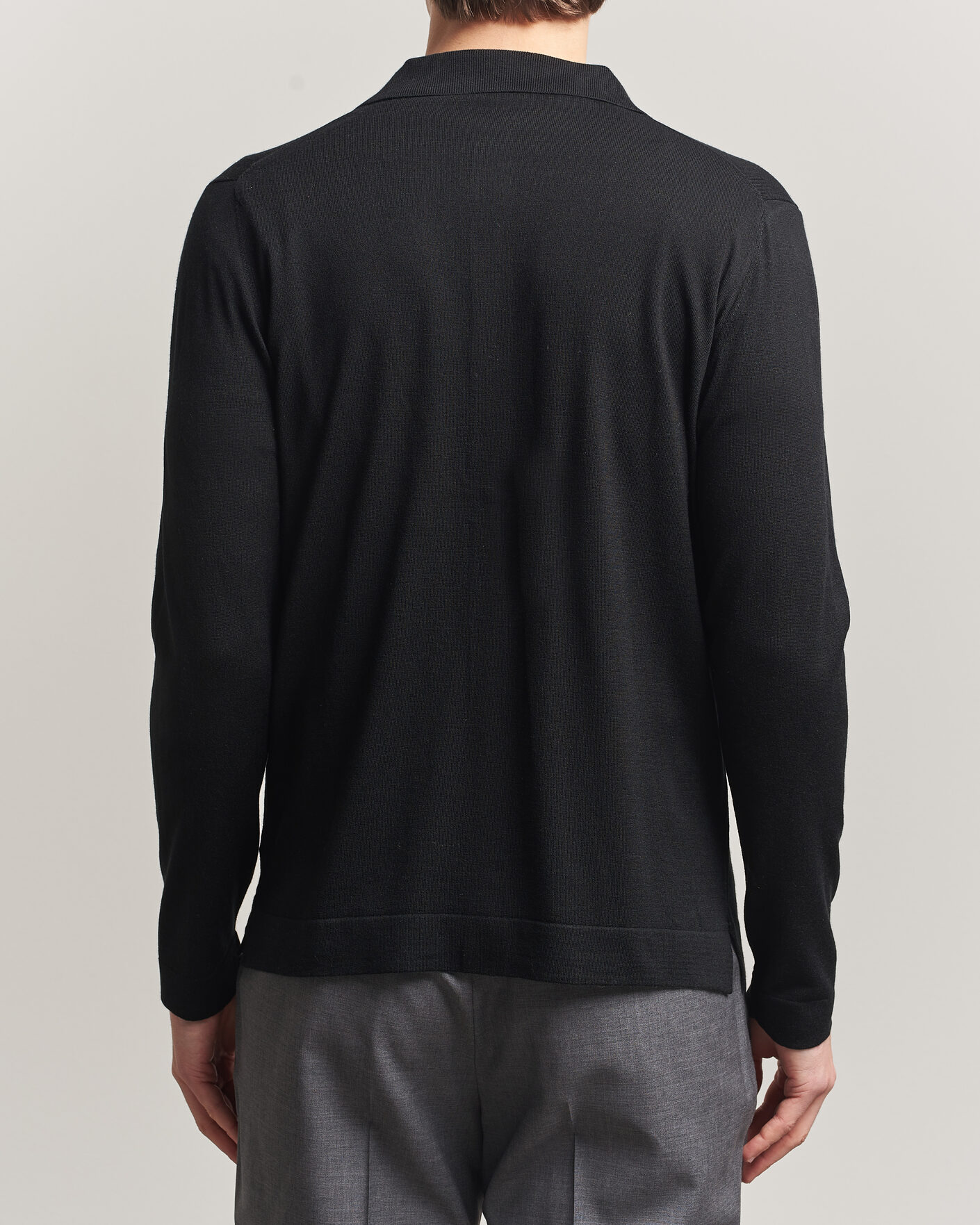 Herr | Tröjor | Stenströms | Silk/Cashmere Cardigan Black