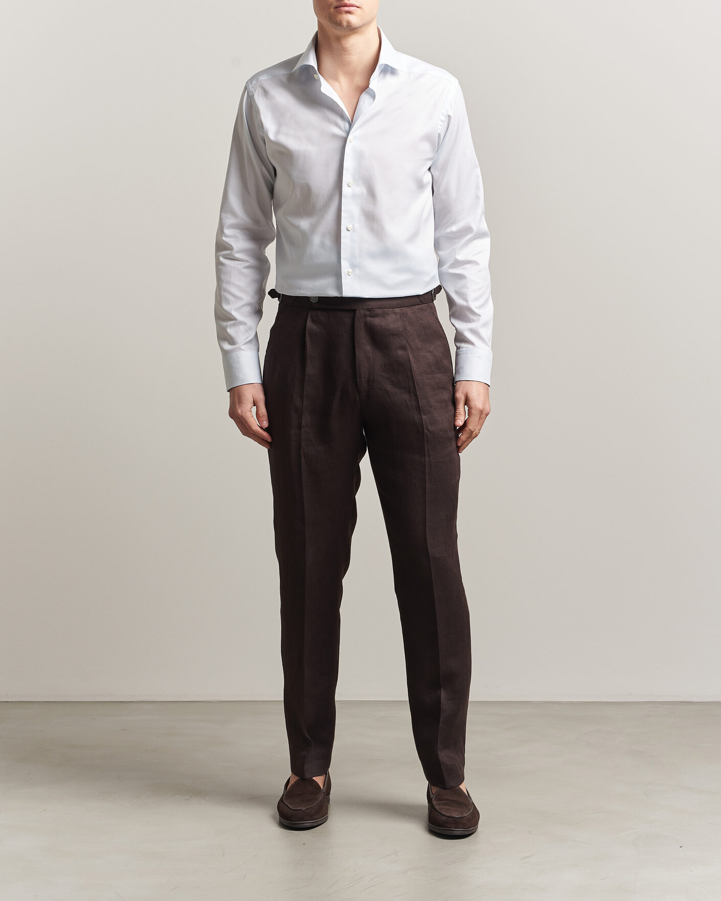 Herr | Skjortor | Eton | Slim Fit Signature Oxford Shirt Light Blue