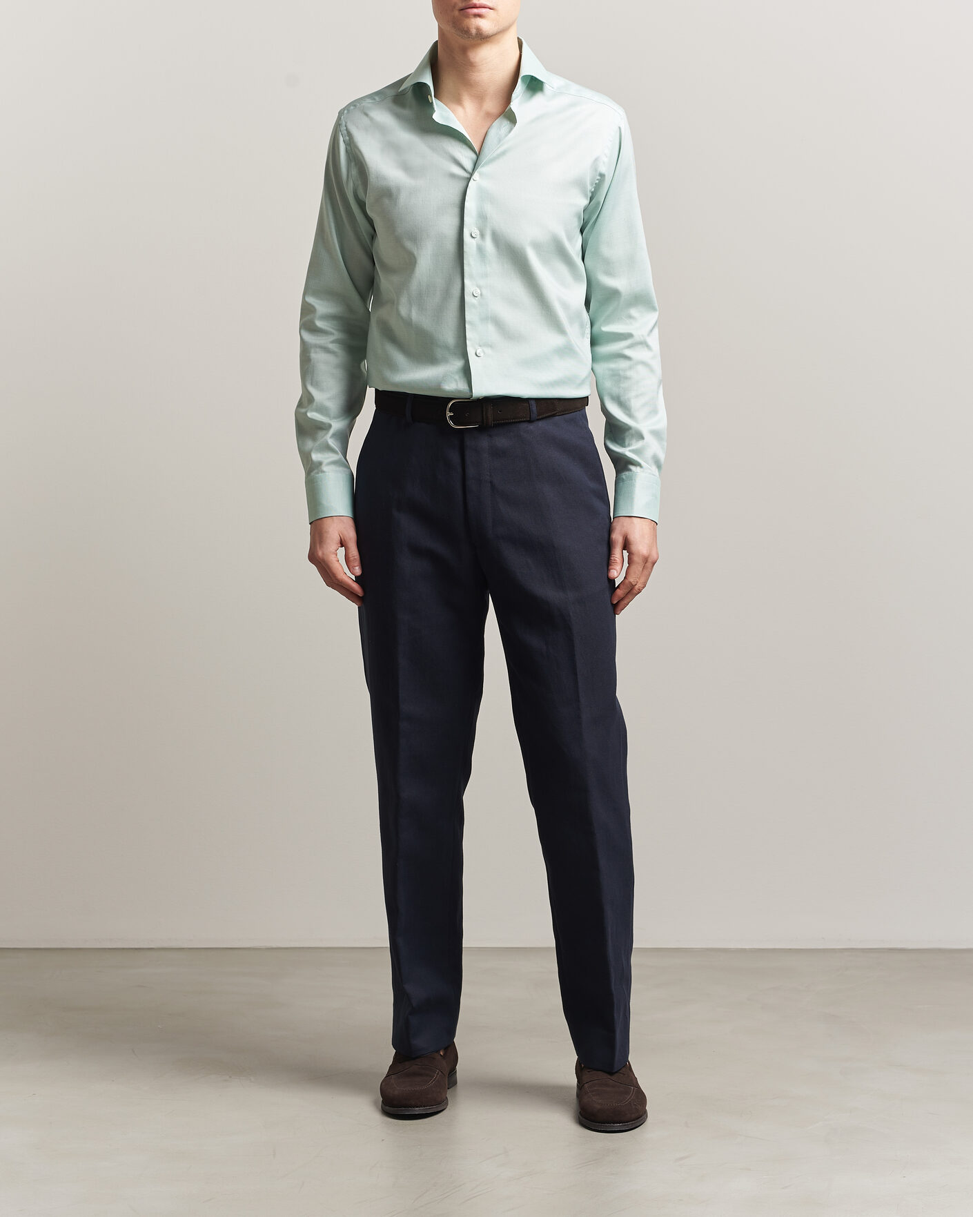 Herr | Skjortor | Eton | Slim Fit Signature Oxford Shirt Mid Green