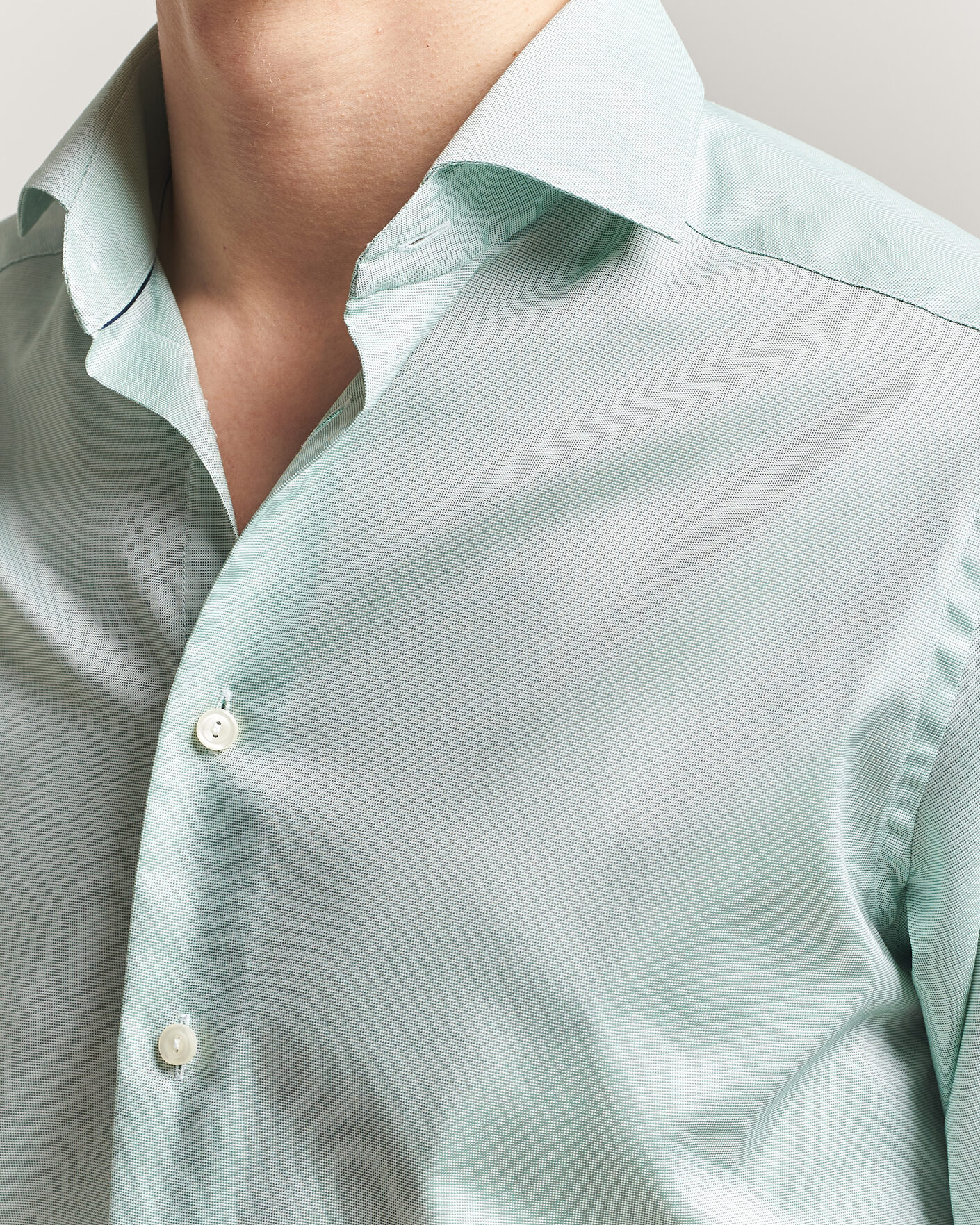 Herr | Skjortor | Eton | Slim Fit Signature Oxford Shirt Mid Green