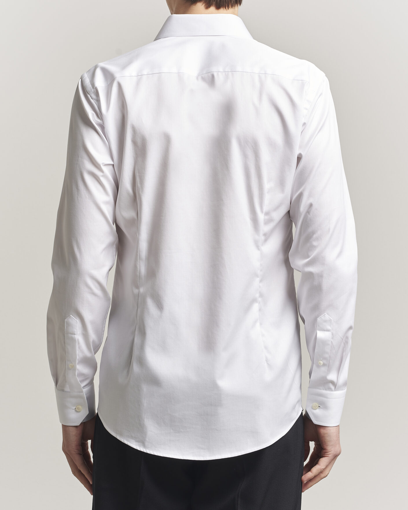 Herr | Skjortor | Eton | Slim Fit Signature Twill Contrast Shirt White
