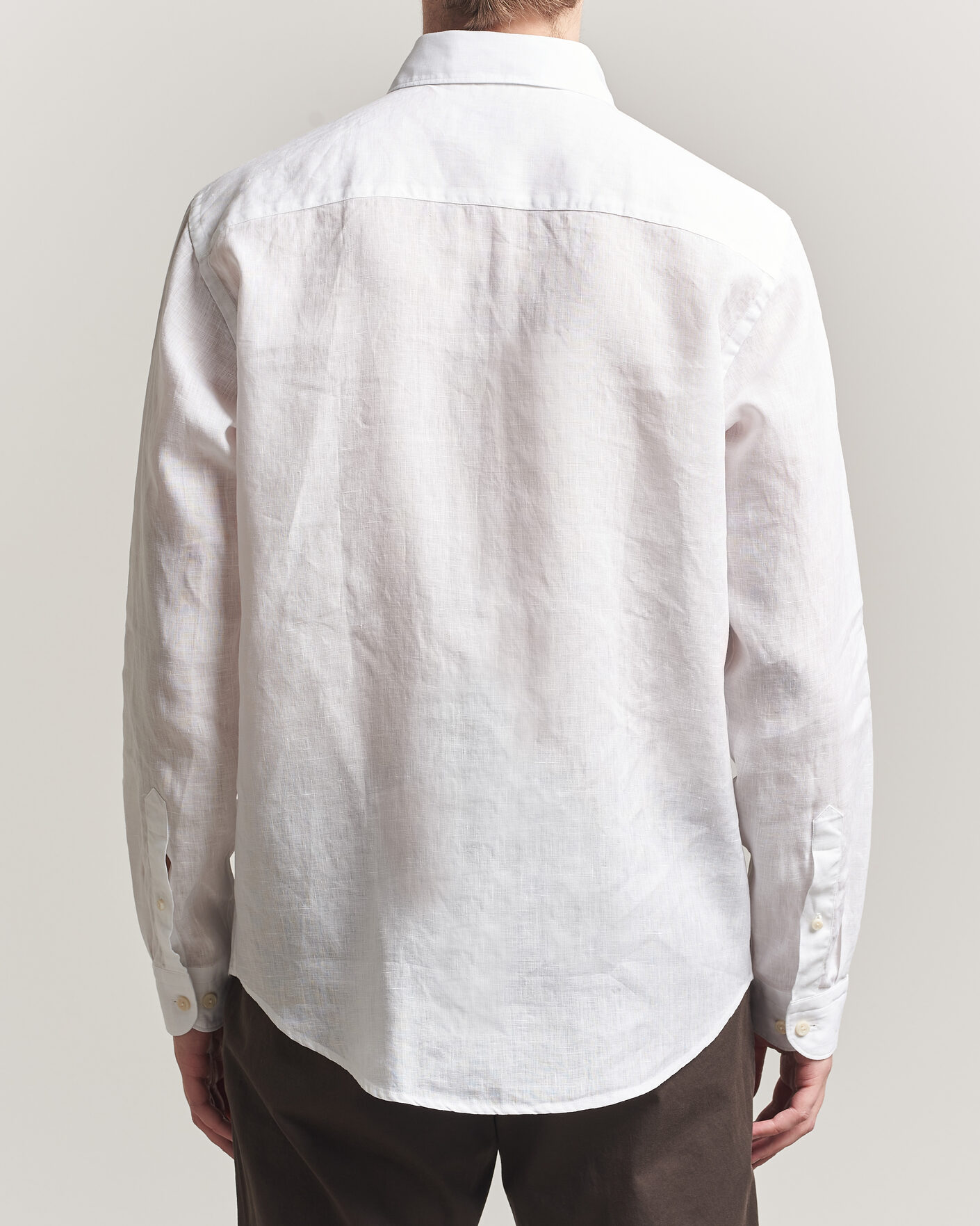 Herr | Skjortor | Eton | Casual Fit Linen Shirt White