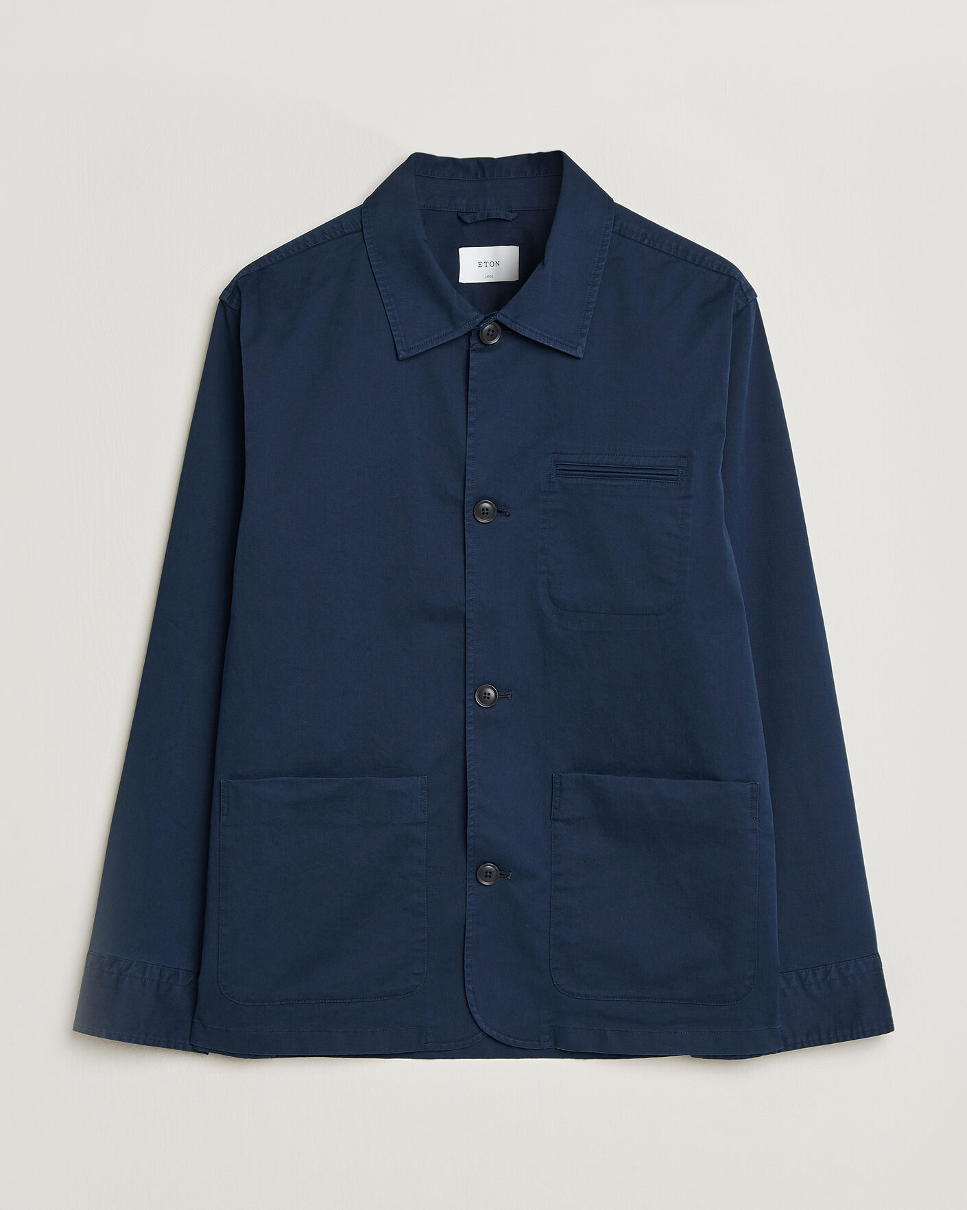 Herr | Jackor | Eton | Cotton Chore Jacket Navy Blue