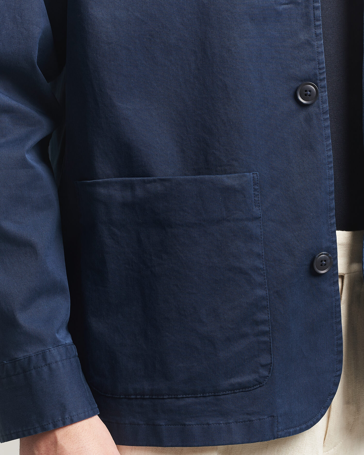 Herr | Jackor | Eton | Cotton Chore Jacket Navy Blue
