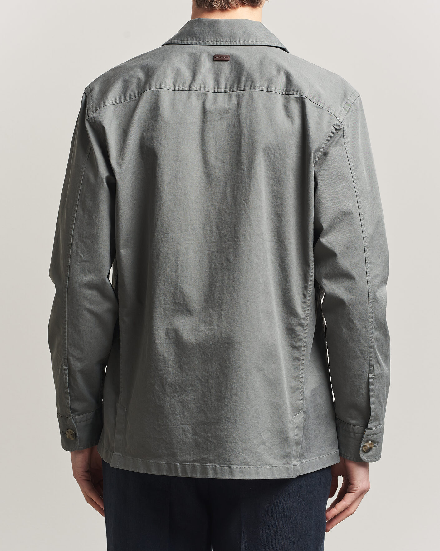 Herr | Jackor | Eton | Cotton Chore Jacket Mid Green