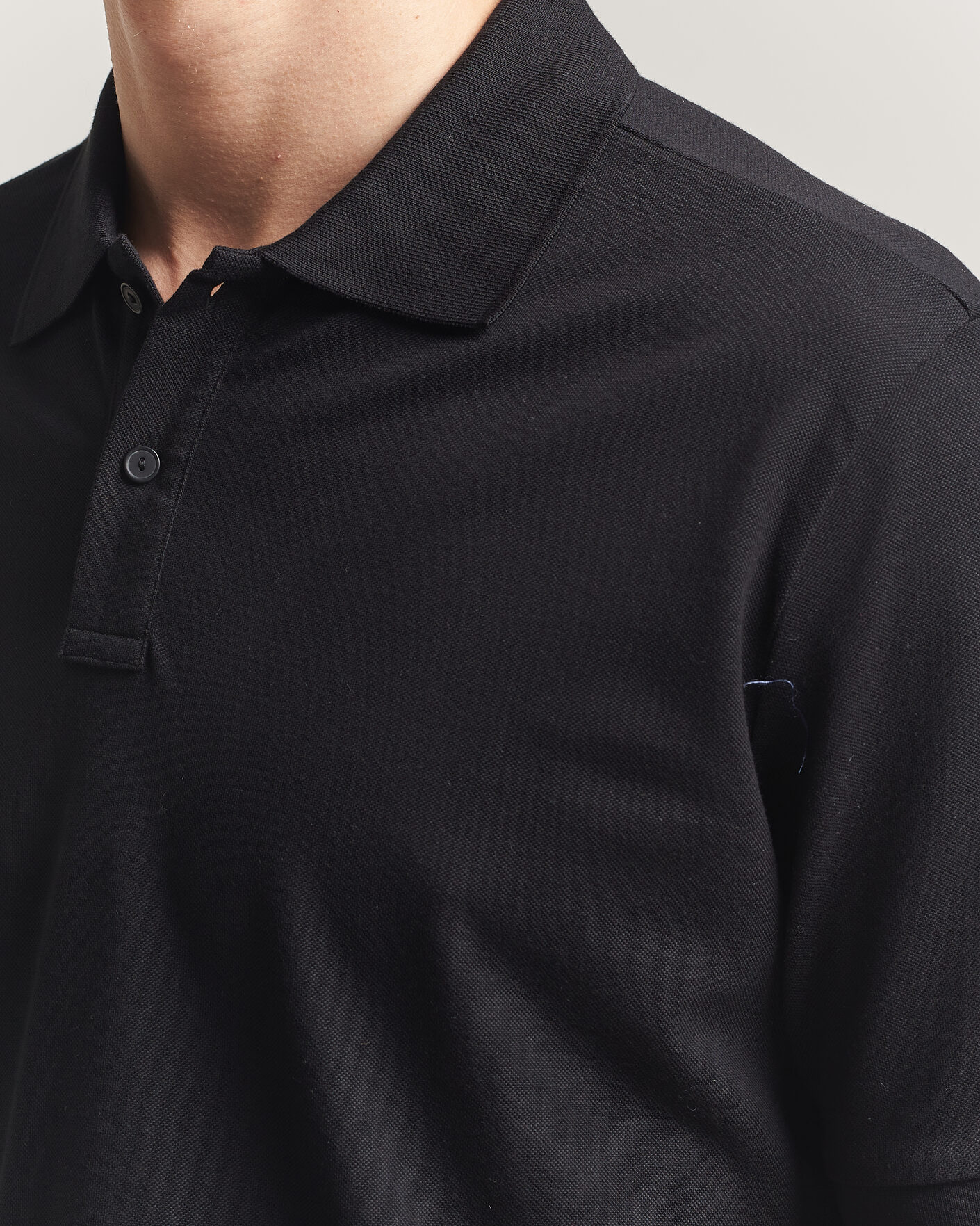 Herr | Pikéer | Eton | Pima Pique Polo Black