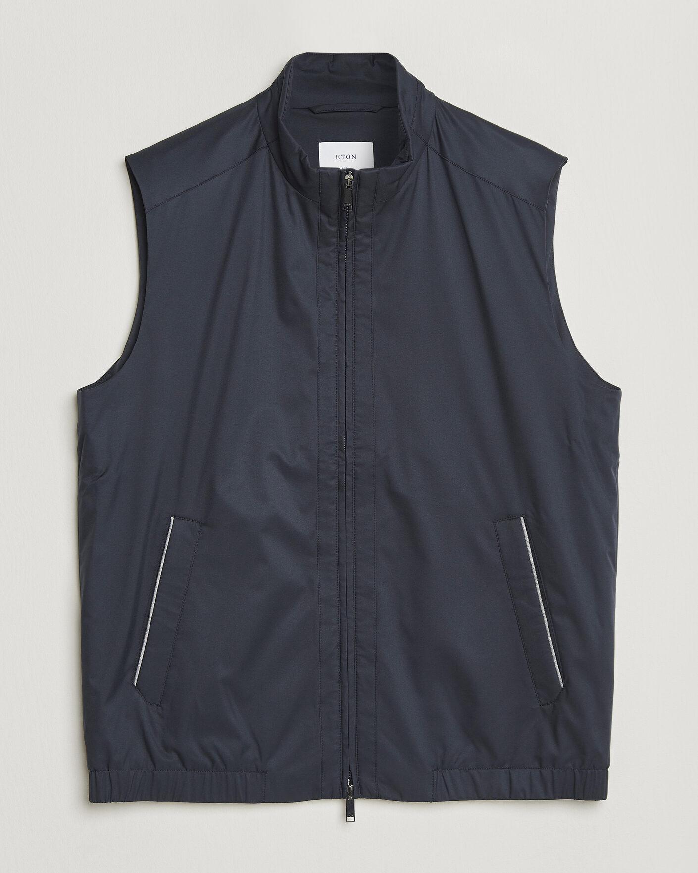 Herr | Västar | Eton | Lightweight Wind Vest Navy Blue
