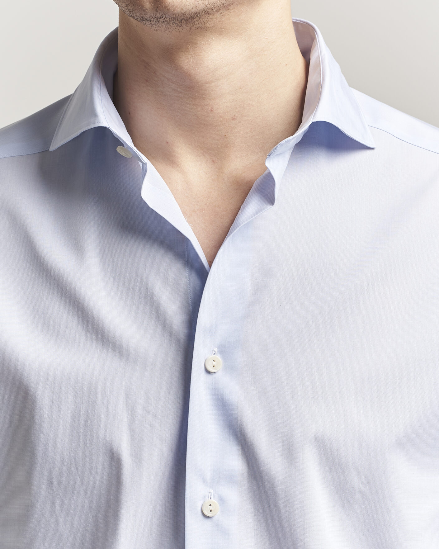 Herr | Skjortor | Eton | Casual Fit Breeze Poplin Shirt Light Blue