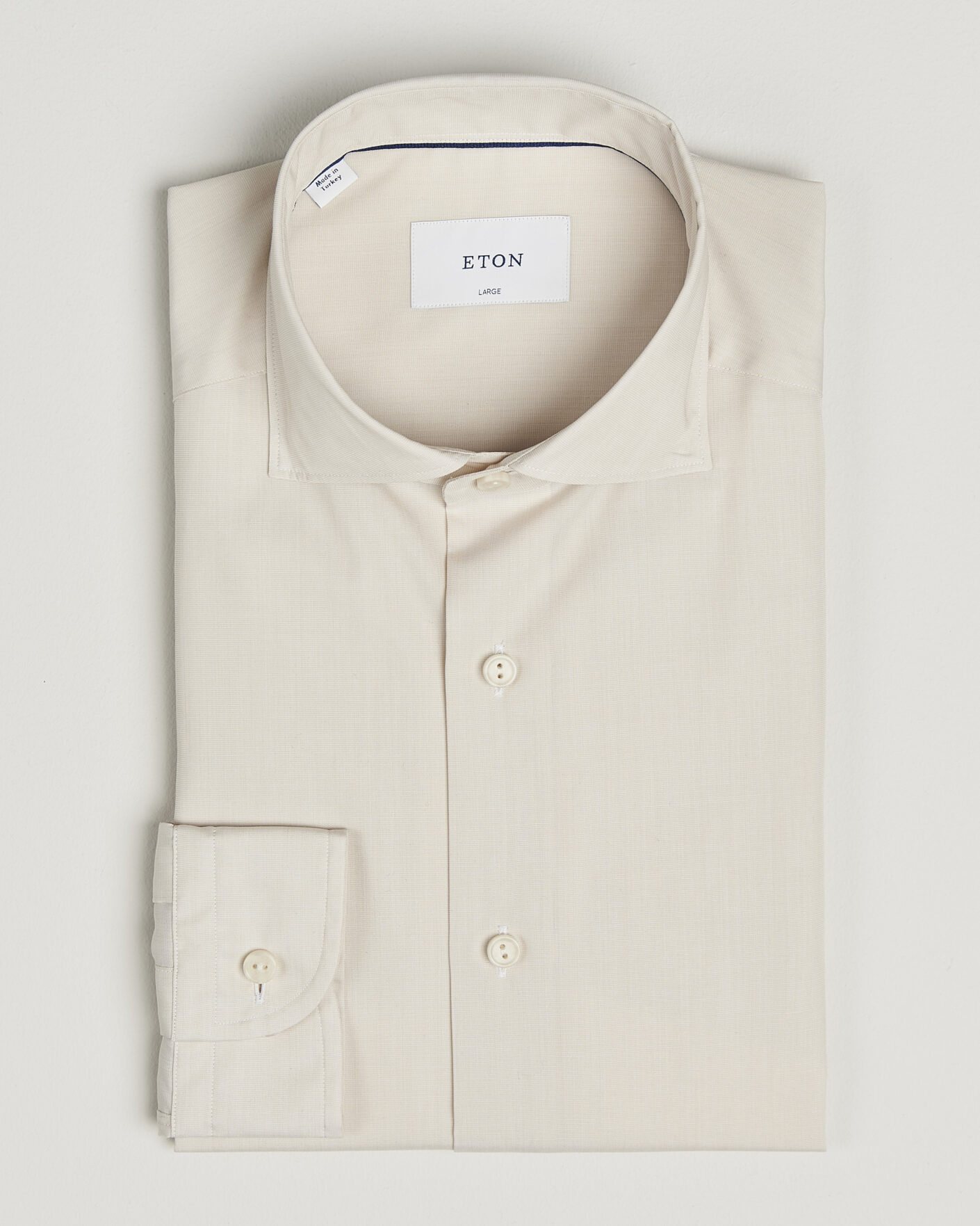 Herr | Skjortor | Eton | Casual Fit Breeze Poplin Shirt Beige