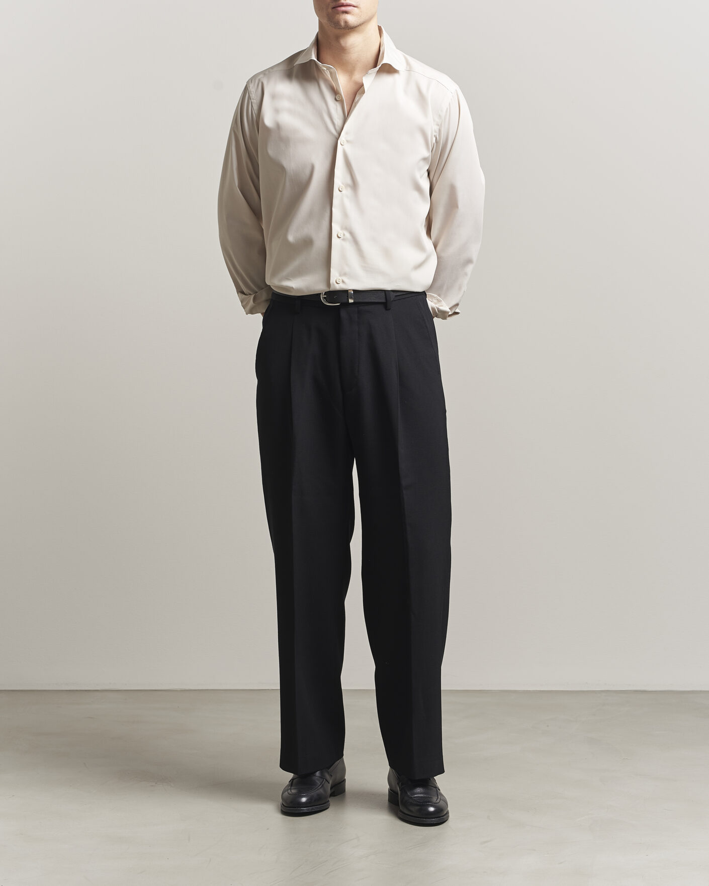 Herr | Skjortor | Eton | Casual Fit Breeze Poplin Shirt Beige