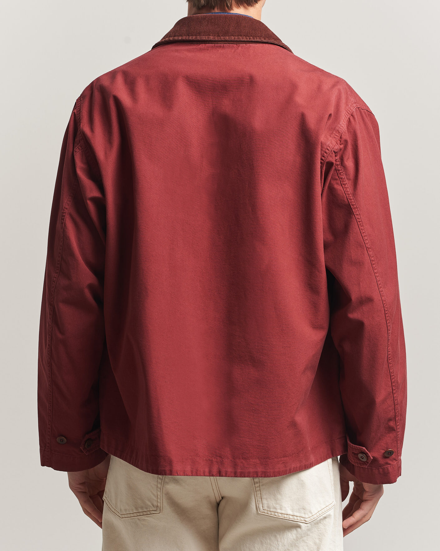 Herr | Jackor | Drake's | Hiking Jacket Washed Red