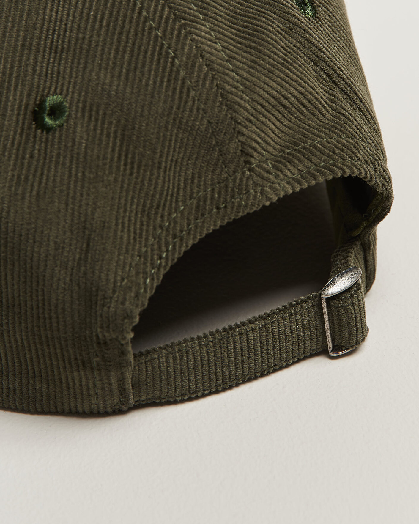 Herr | Hattar & kepsar | Drake's | Blackthron Needlecord Baseball Cap Olive