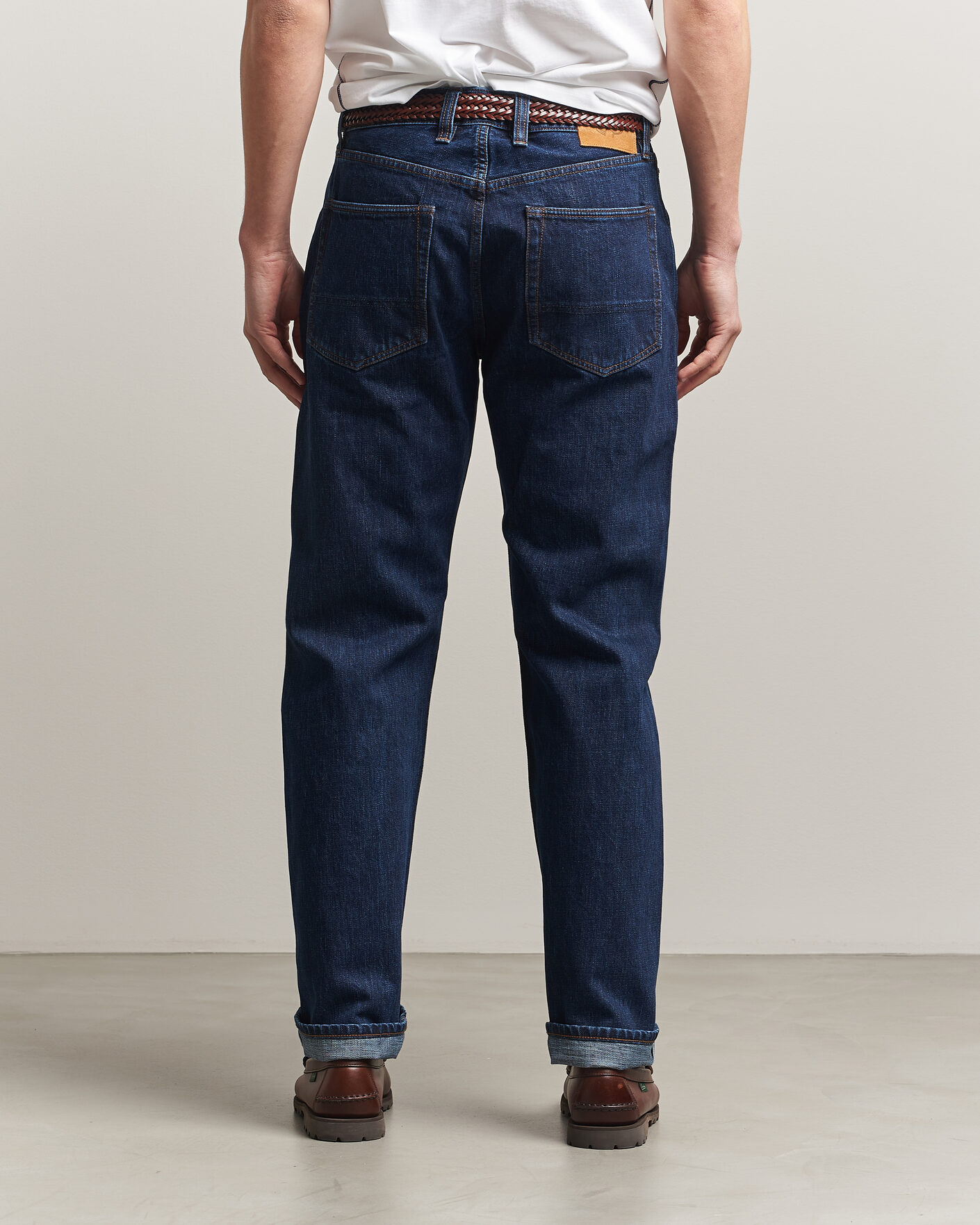 Herr | Jeans | Drake's | 5-Pocket Japanese Selvedge Denim Stone Wash