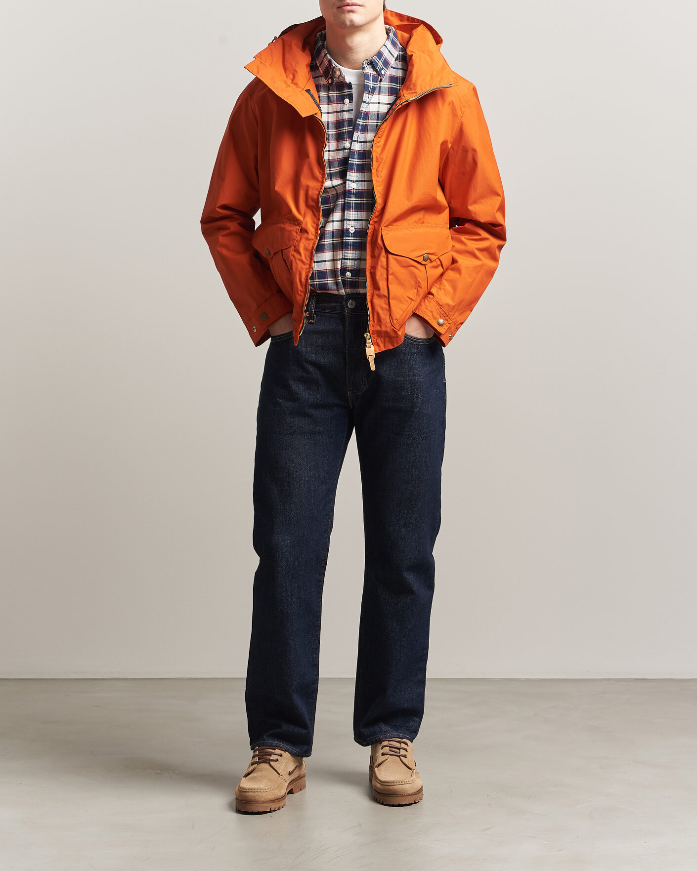 Herr | Jackor | Manifattura Ceccarelli | All Season Blazer Coat Orange