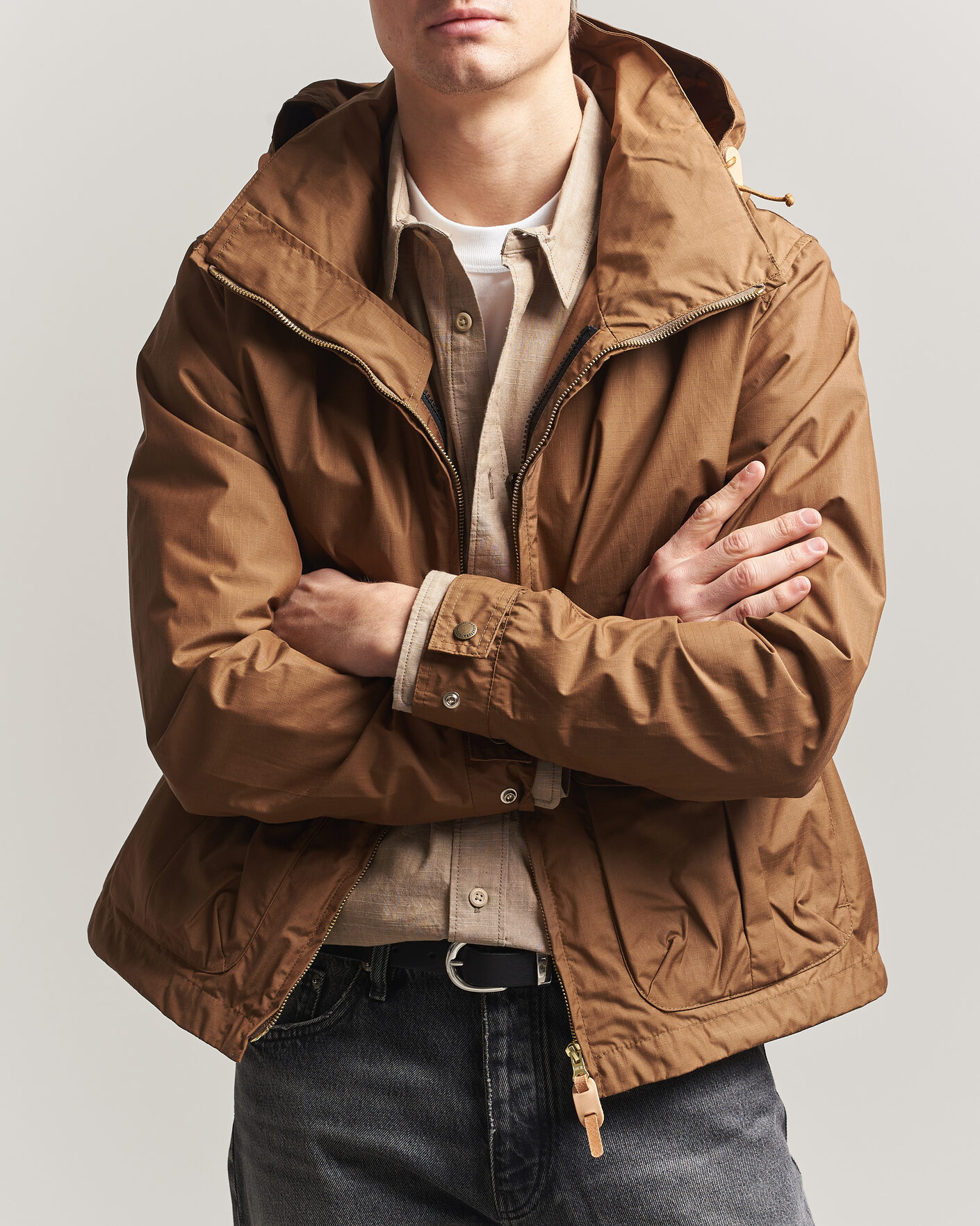 Herr | Jackor | Manifattura Ceccarelli | All Season Blazer Coat Tan