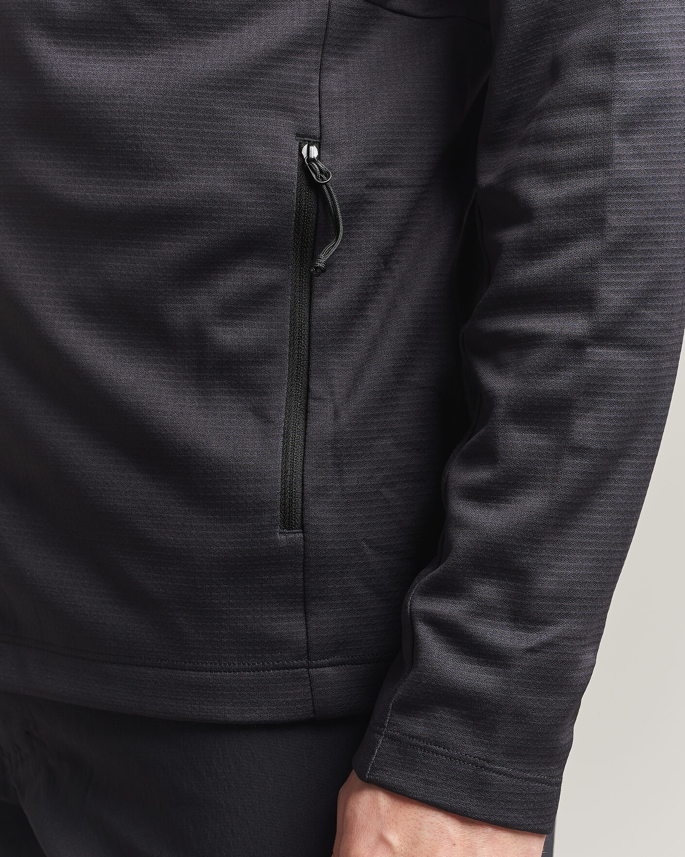 Herr | Tröjor | Haglöfs | Korp Mid Fleece Hood True Black