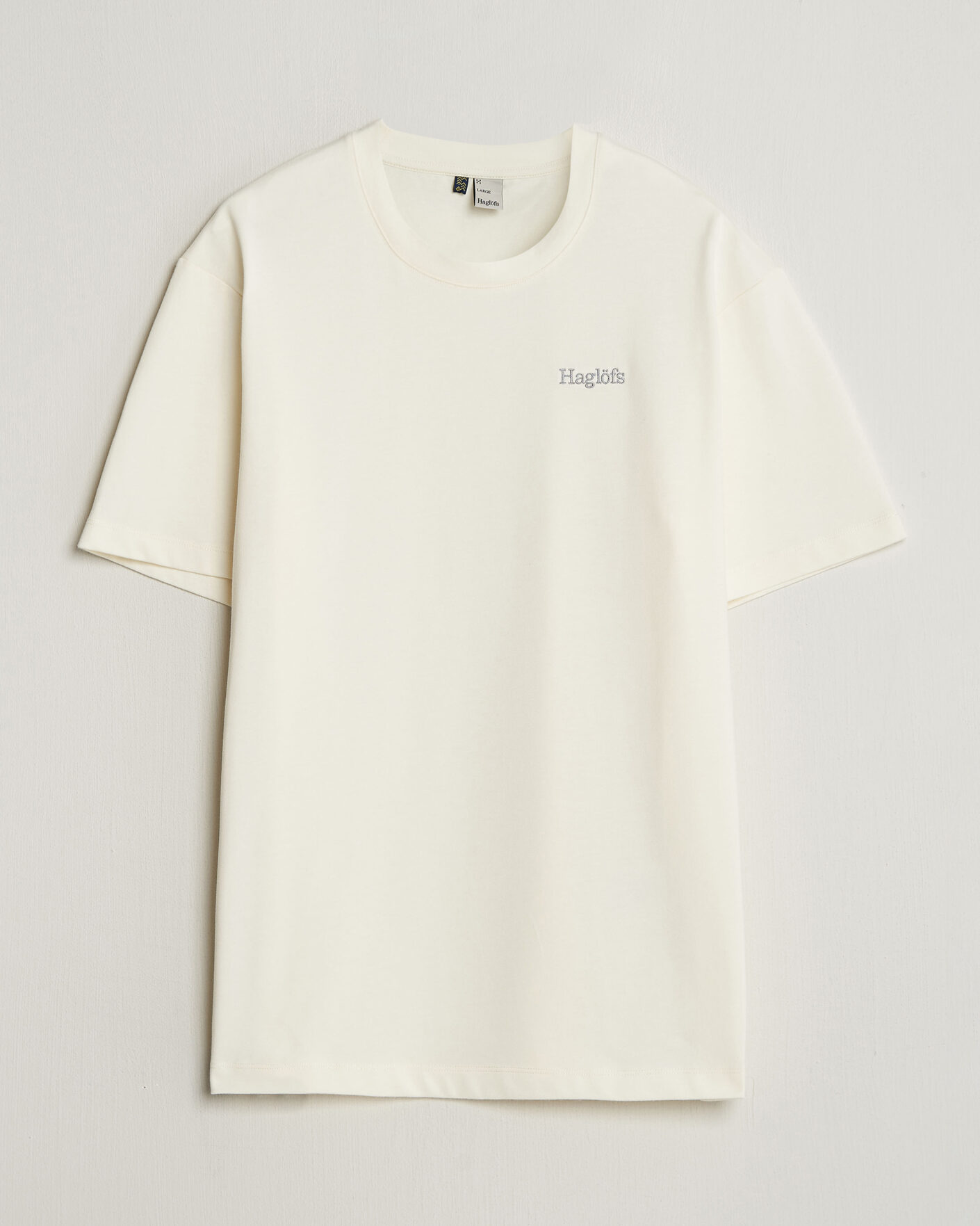 Herr | T-Shirts | Haglöfs | Organic Cotton T-Shirt Soft White