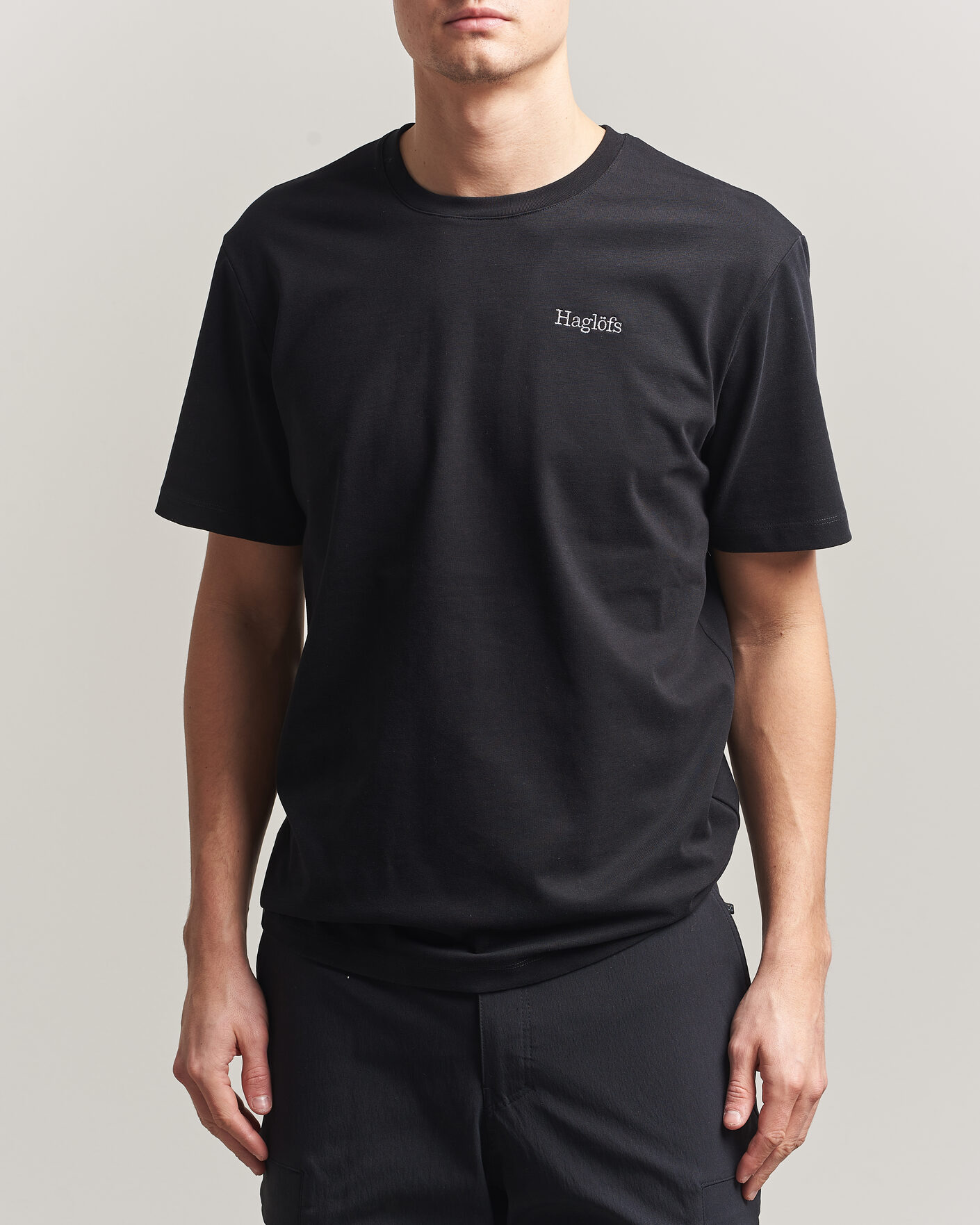 Herr | T-Shirts | Haglöfs | Organic Cotton T-Shirt True Black