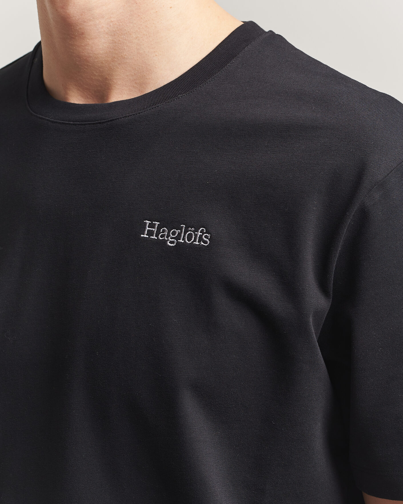 Herr | T-Shirts | Haglöfs | Organic Cotton T-Shirt True Black