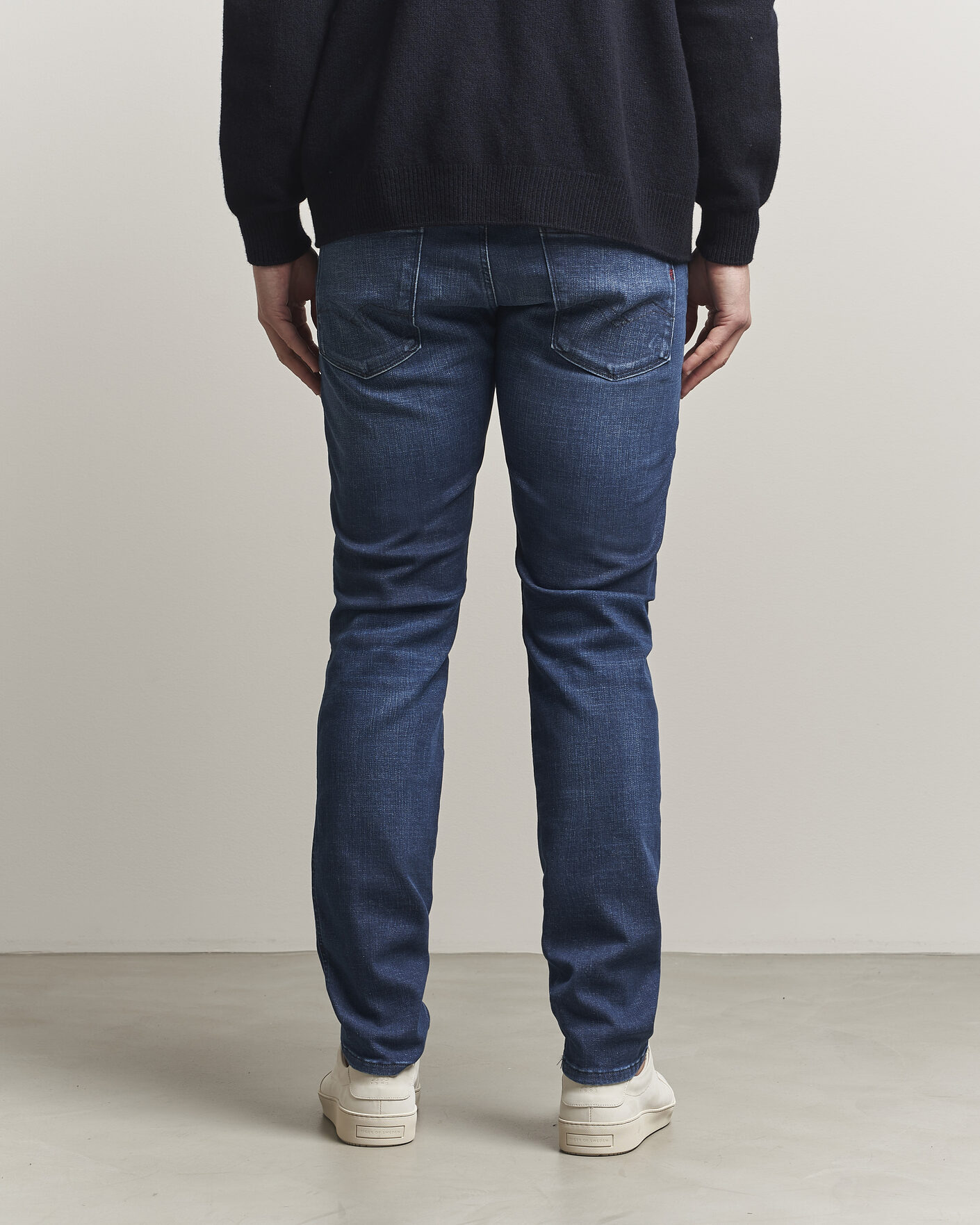 Herr | Jeans | Replay | Anbass Hyperflex Matrix Jeans Dark Blue