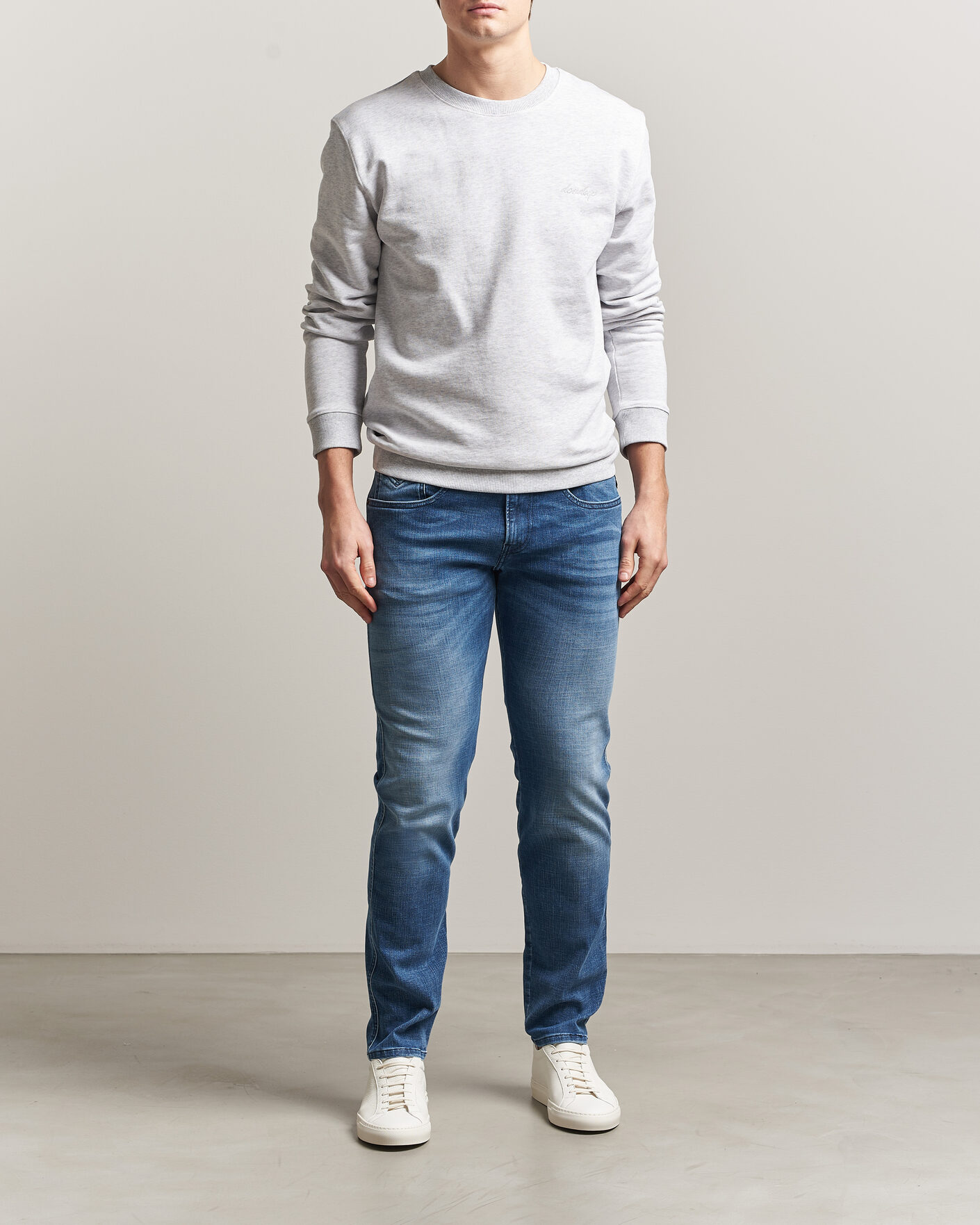 Herr | Jeans | Replay | Anbass Hyperflex Matrix Jeans Medium Blue