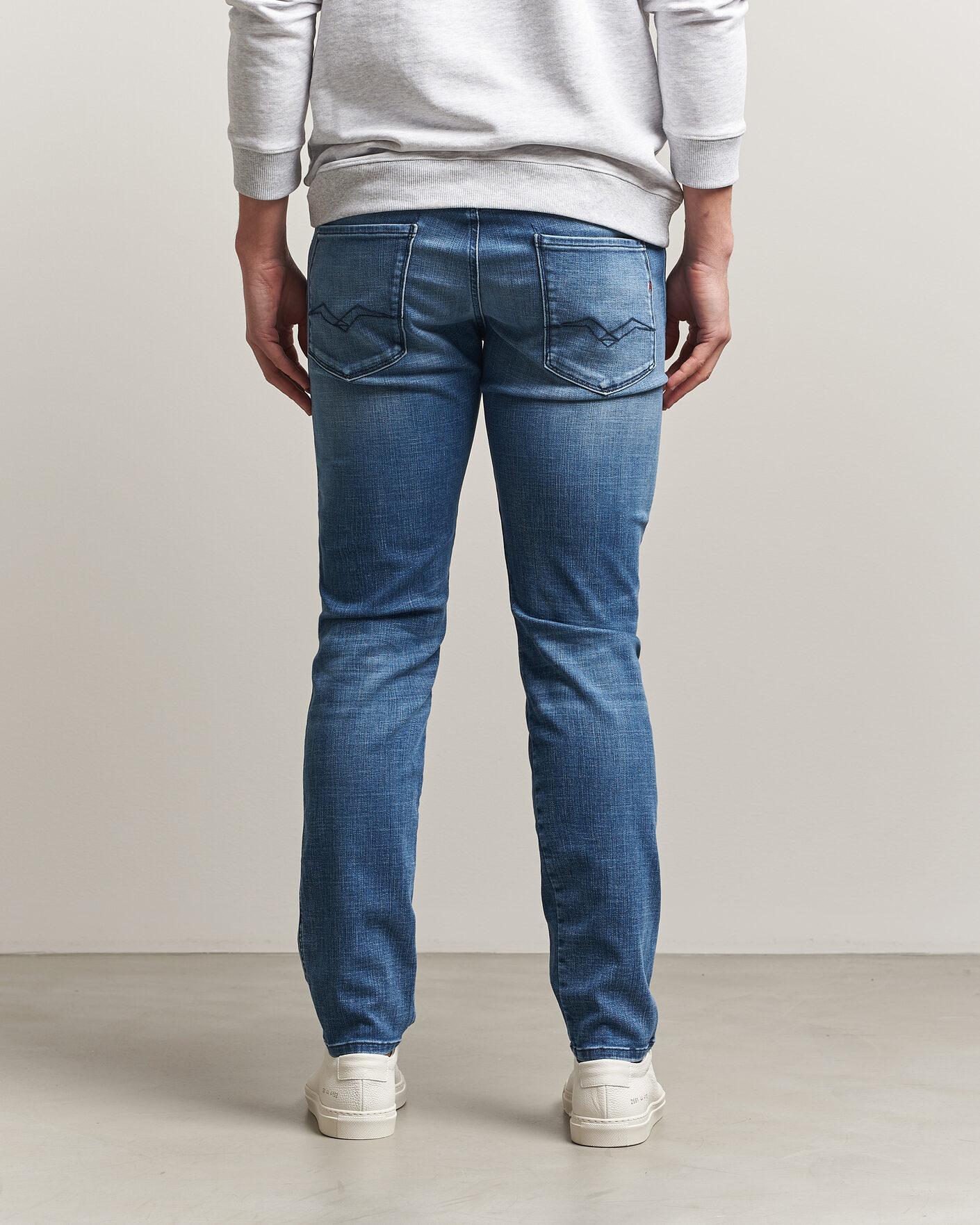 Herr | Jeans | Replay | Anbass Hyperflex Matrix Jeans Medium Blue