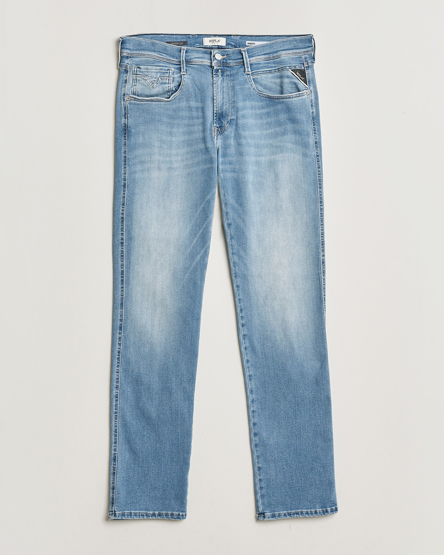 Herr | Jeans | Replay | Anbass Hyperflex Original Jeans Light Blue
