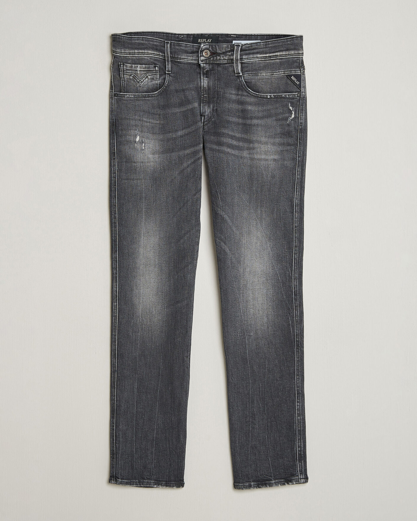 Herr | Byxor | Replay | Anbass 5 Years Wash Jeans Washed Grey