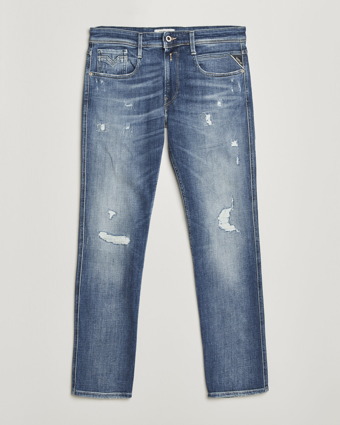 Herr | Jeans | Replay | Anbass 10 Year Wash Jeans Medium Blue