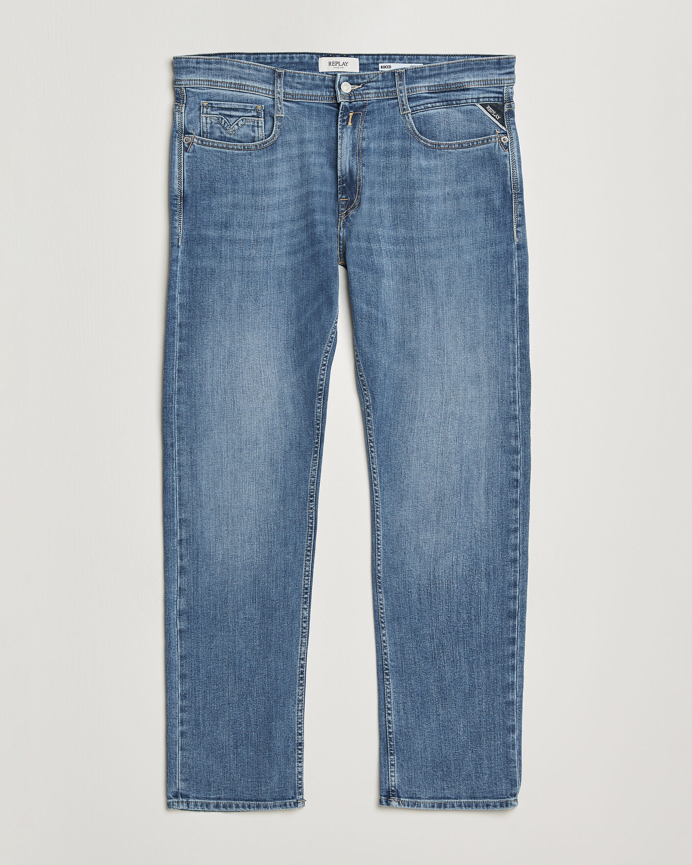 Herr | Jeans | Replay | Rocco Comfort Fit Powerstretch Jeans Light Blue