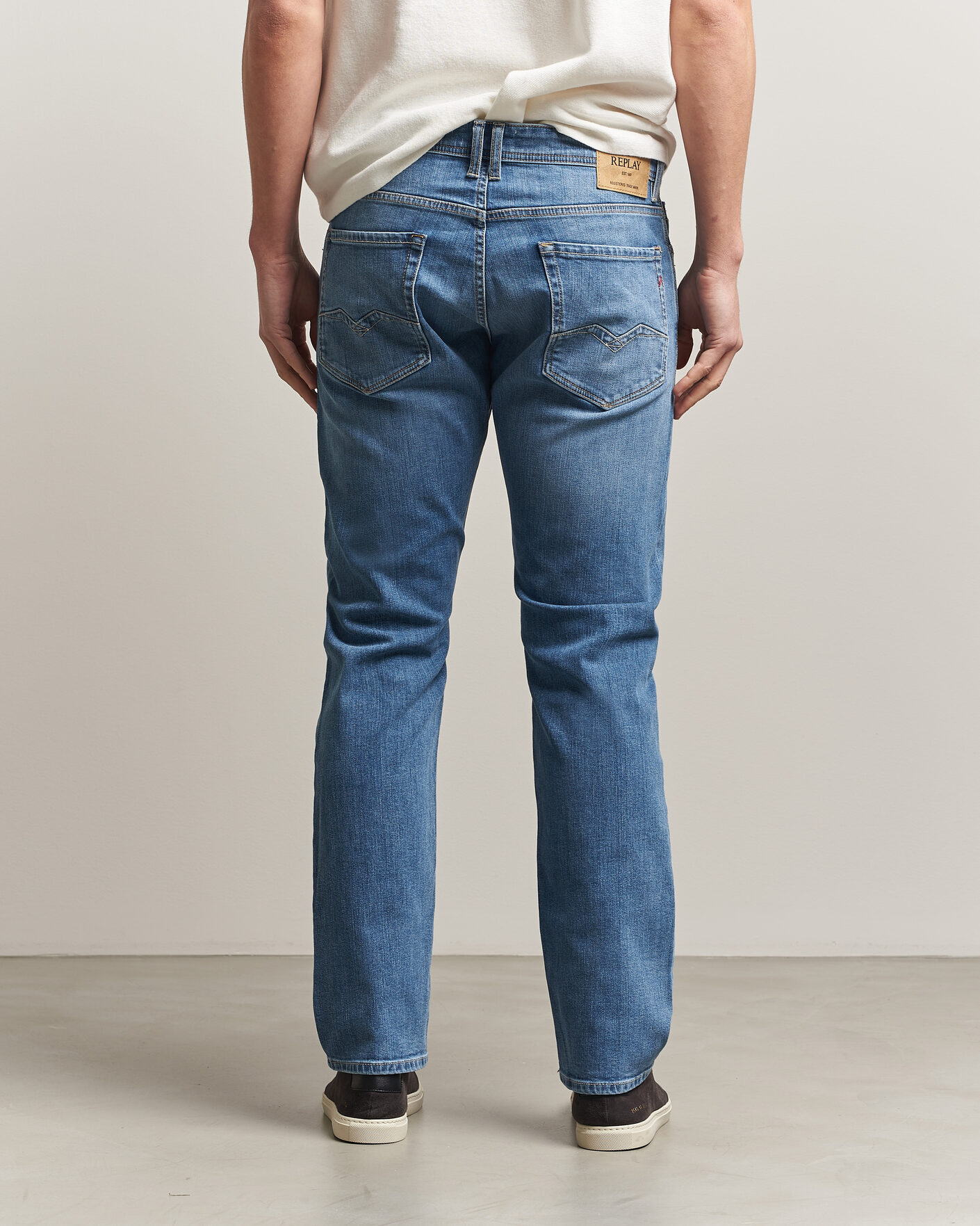 Herr | Jeans | Replay | Rocco Comfort Fit Powerstretch Jeans Light Blue