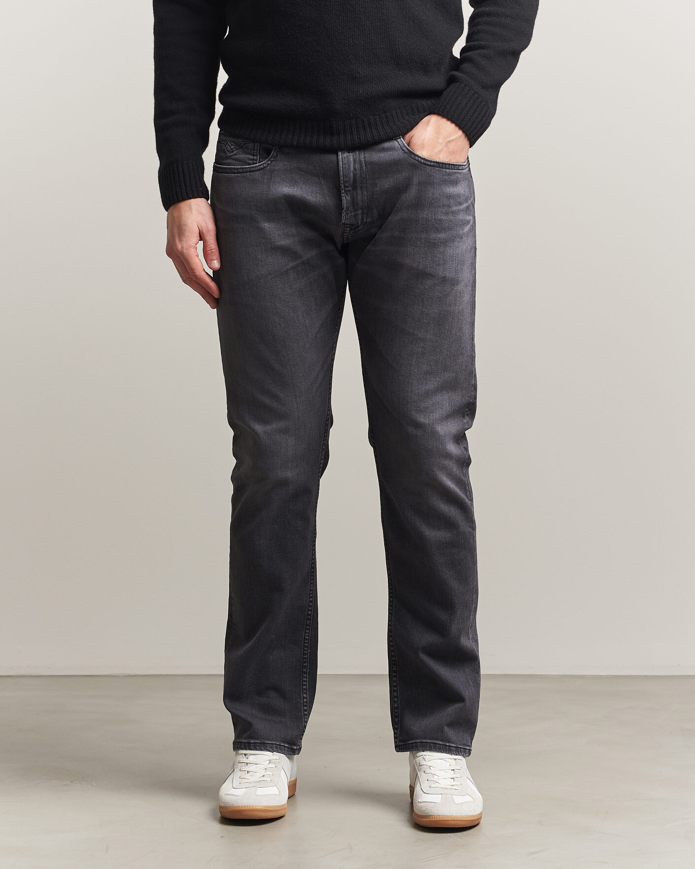 Herr | Byxor | Replay | Rocco Comfort Fit Powerstretch Jeans Black
