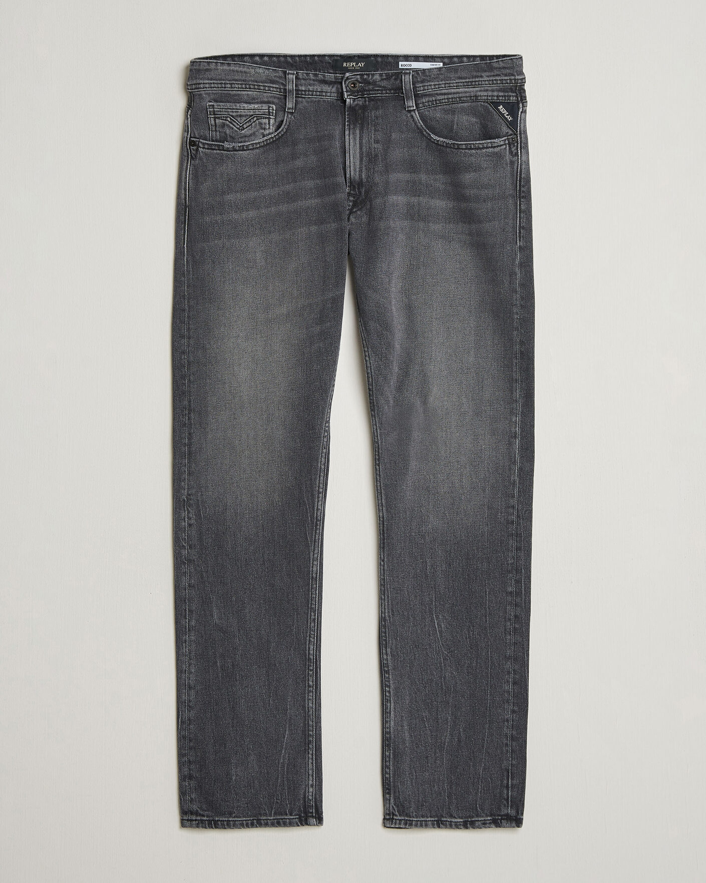 Herr | Byxor | Replay | Rocco Comfort Fit Original Jeans Washed Black