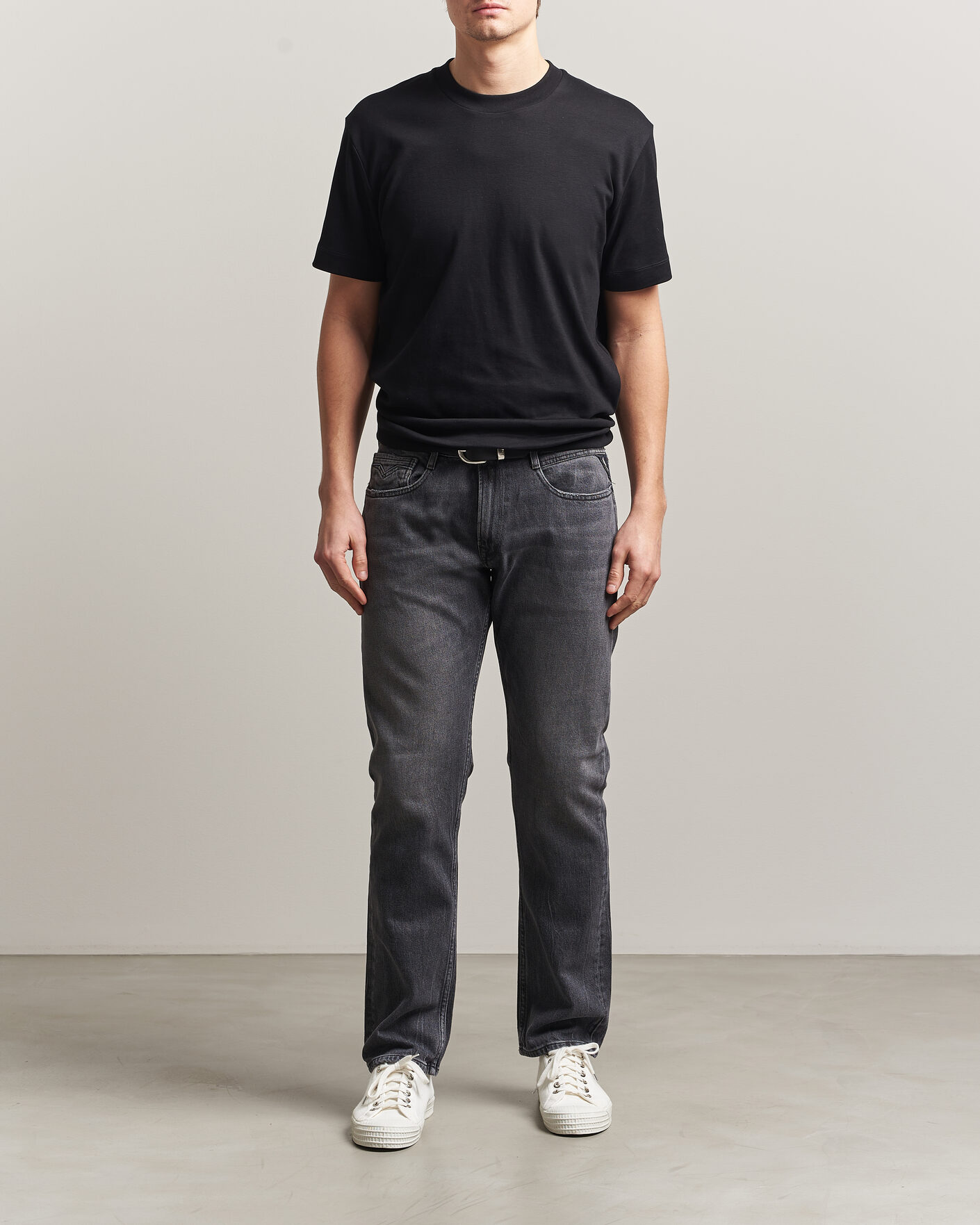 Herr | Byxor | Replay | Rocco Comfort Fit Original Jeans Washed Black
