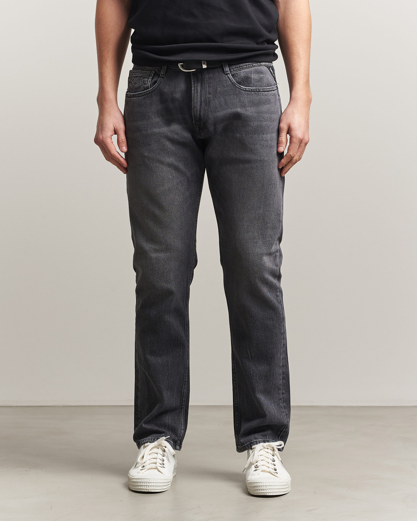 Herr | Byxor | Replay | Rocco Comfort Fit Original Jeans Washed Black