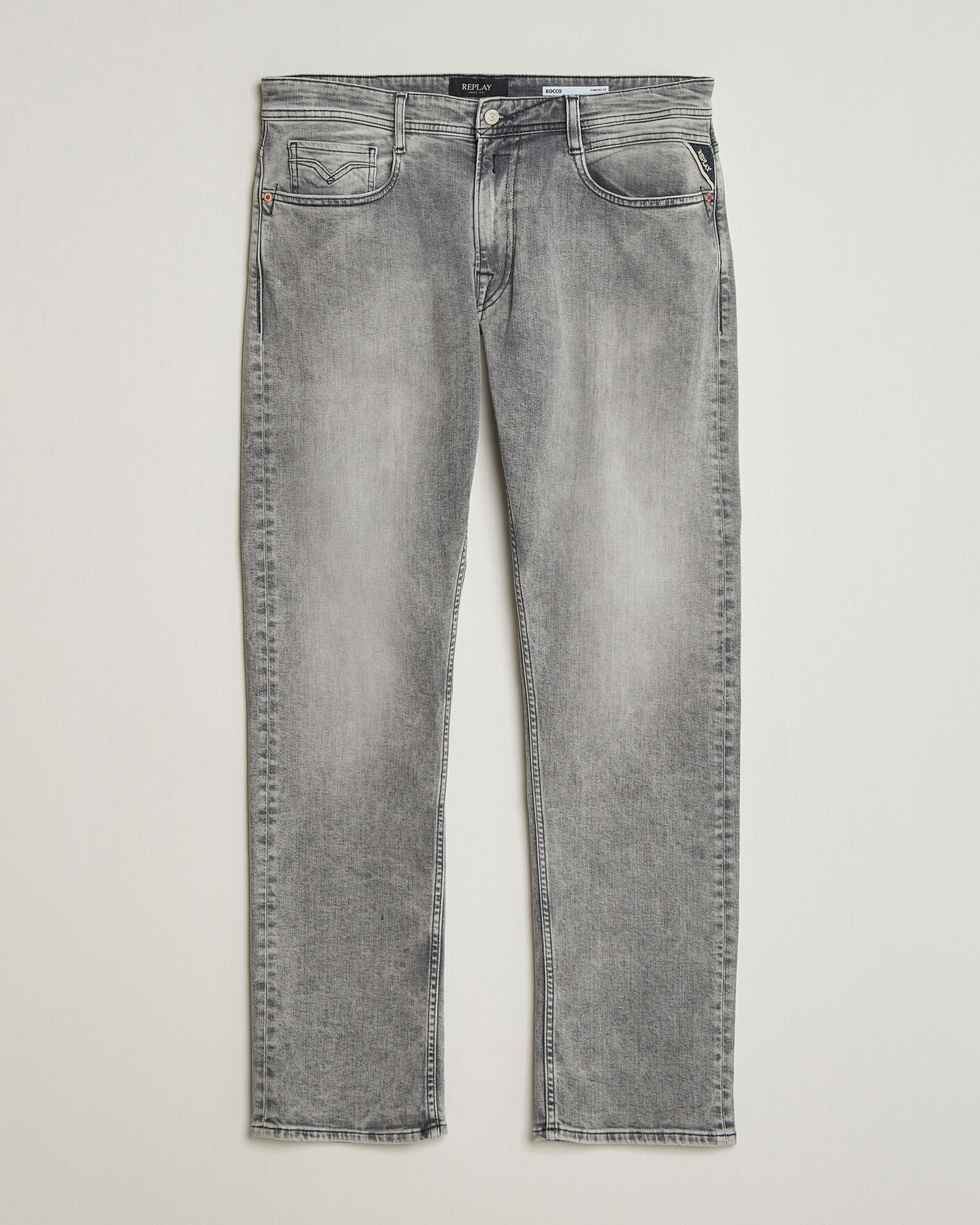 Herr | Jeans | Replay | Rocco Comfort Fit Stretch Eco Plus Jeans Washed Grey