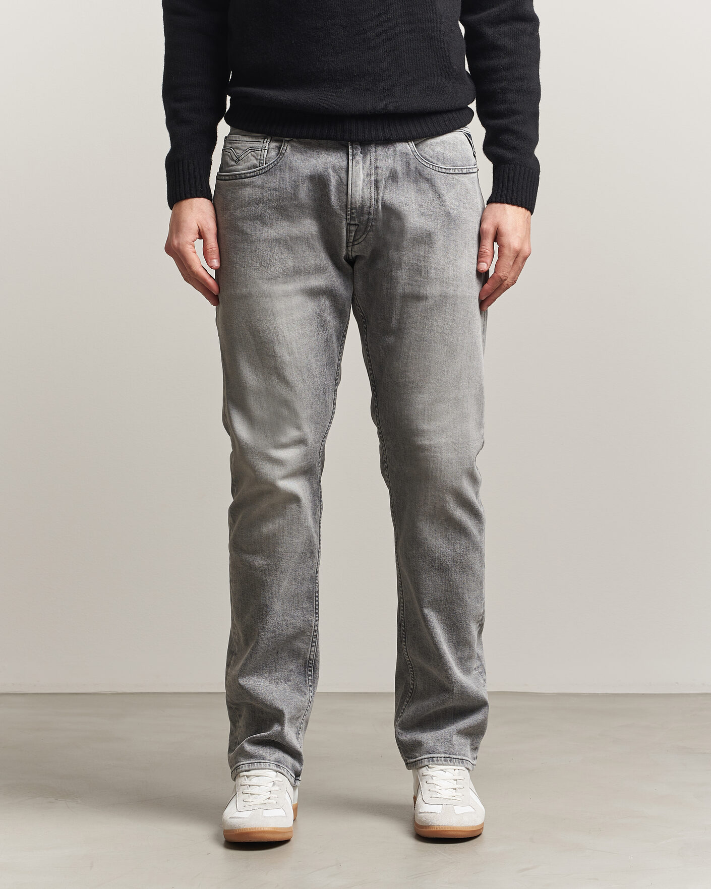 Herr | Byxor | Replay | Rocco Comfort Fit Stretch Eco Plus Jeans Washed Grey