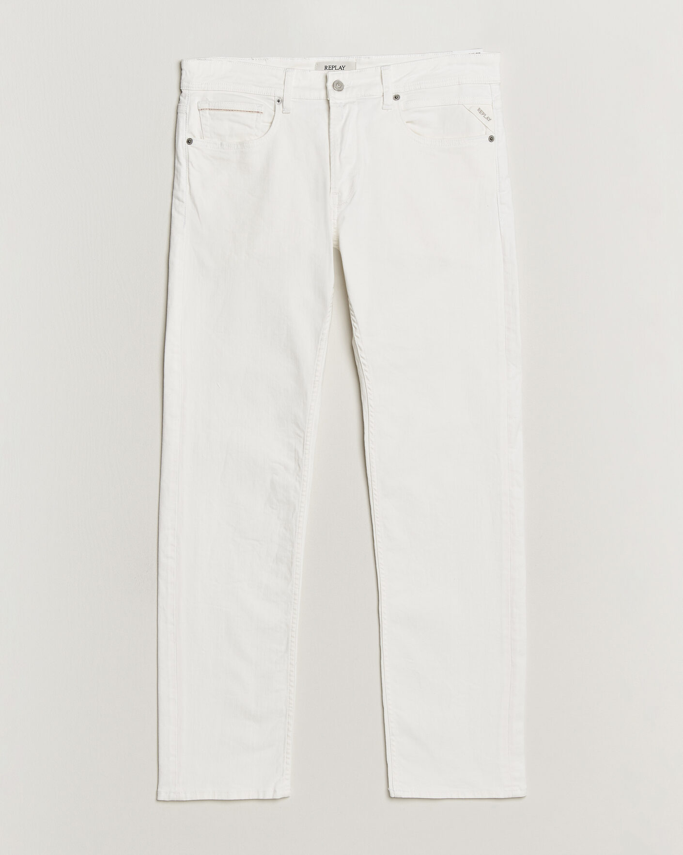 Herr | Jeans | Replay | Grover Straight Fit Powerstretch Jeans White