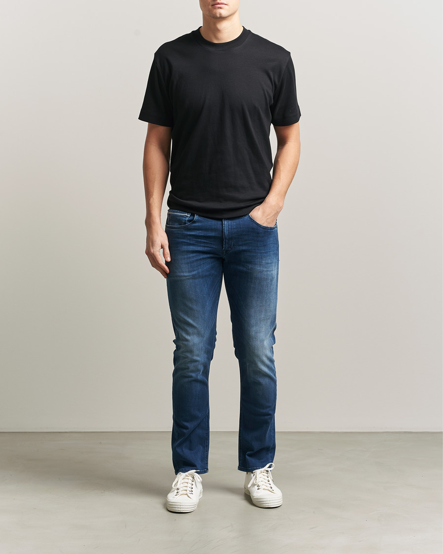 Herr | Jeans | Replay | Grover Straight Fit Hyperflex Jeans Dark Blue