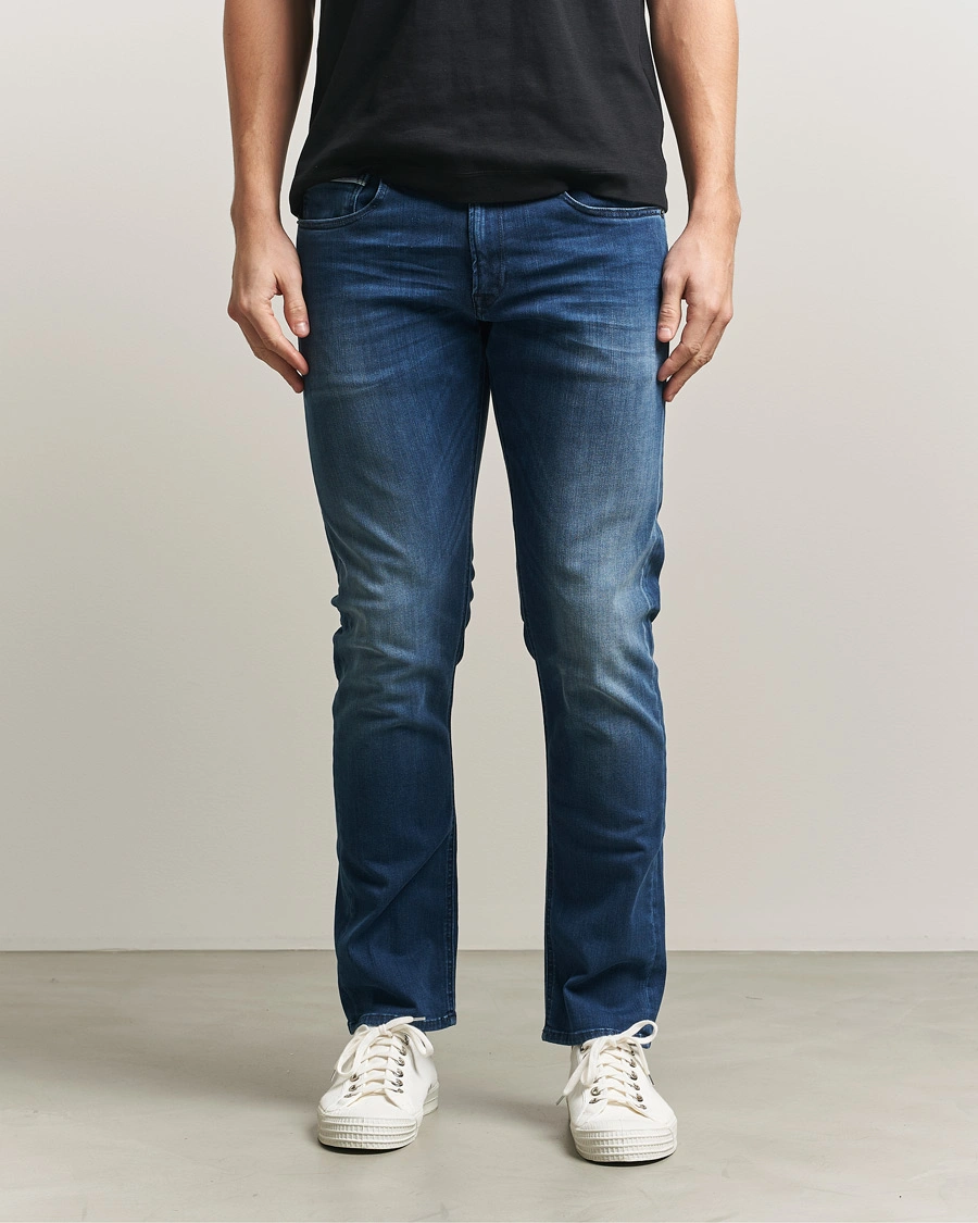 Herr | Jeans | Replay | Grover Straight Fit Hyperflex Jeans Dark Blue