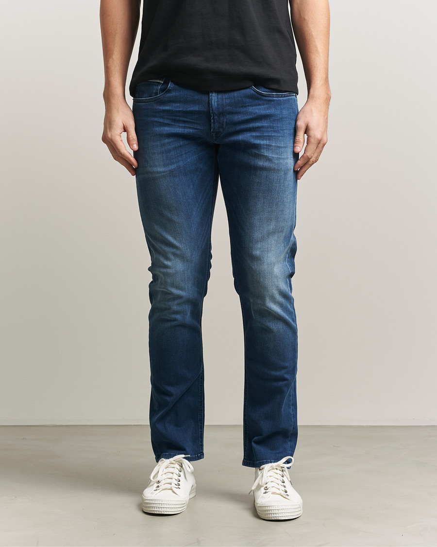 Herr | Jeans | Replay | Grover Straight Fit Hyperflex Jeans Dark Blue
