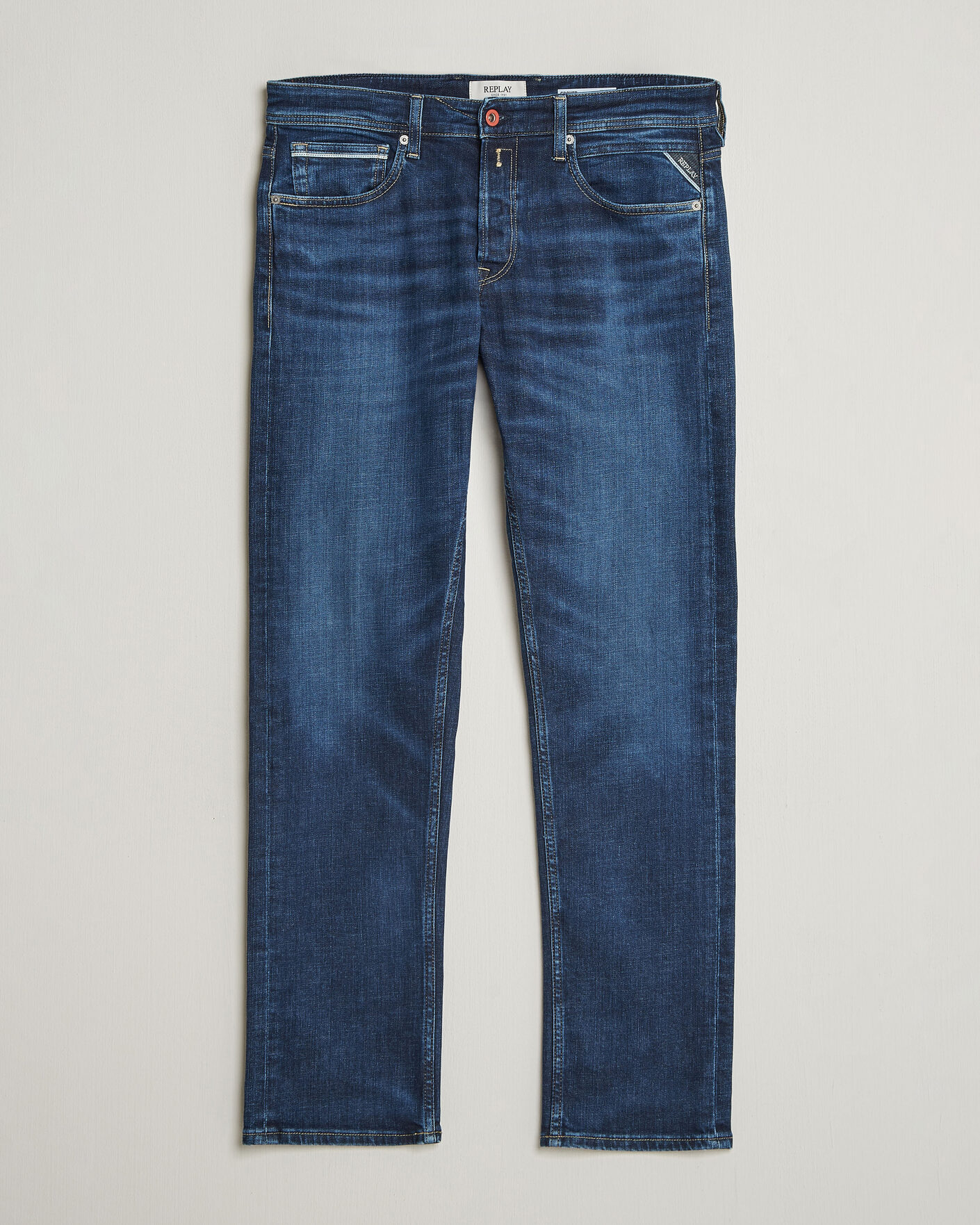 Herr | Jeans | Replay | Grover Straight Fit Stretch Heritage Jeans Dark Blue