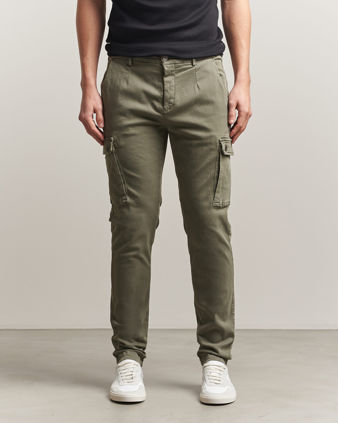 Herr | Byxor | Replay | Jaan Hyperflex Cargo Pants Military Green