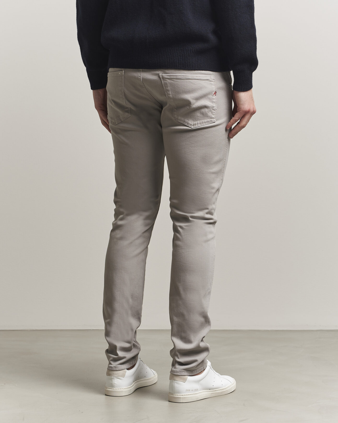 Herr | Byxor | Replay | Anbass Hyperflex X.Lite 5-Pocket Pants Light Grey