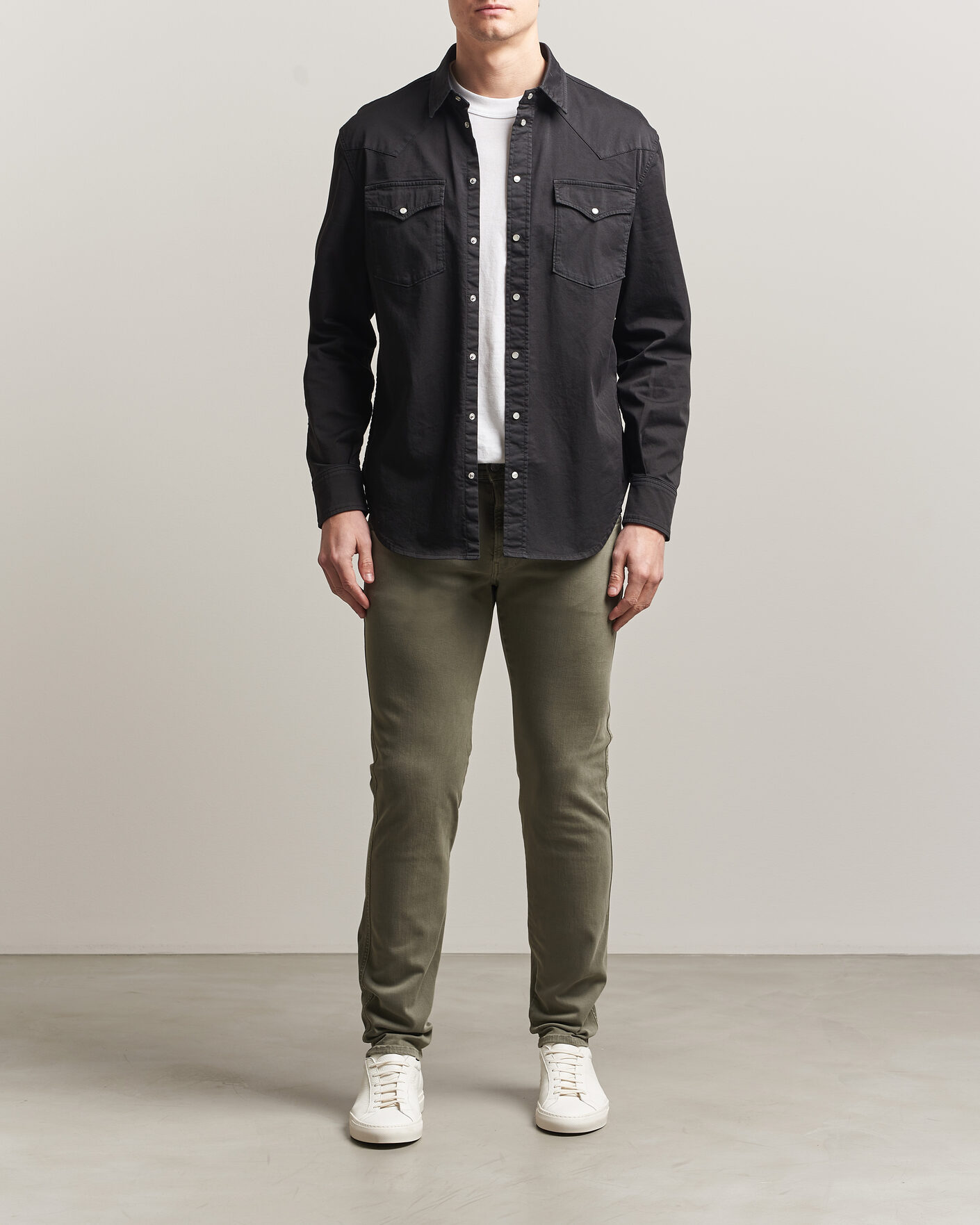 Herr | Byxor | Replay | Anbass Hyperflex X.Lite 5-Pocket Pants Military Green